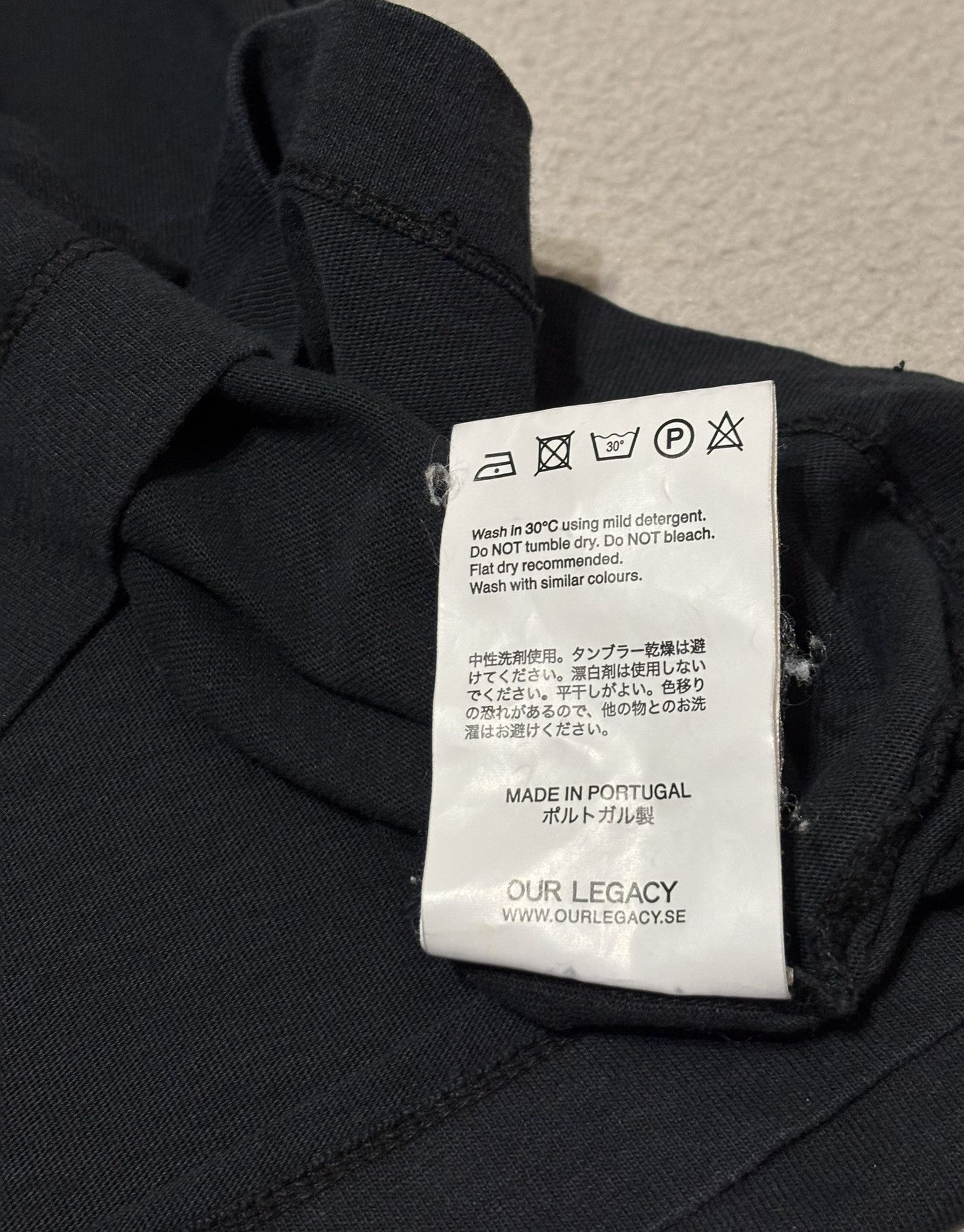 Our Legacy Our Legacy Black Army Jersey Longsleeve, Size 52 Size US L / EU 52-54 / 3 - 17 Thumbnail