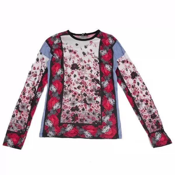 Jean Paul Gaultier Jean Paul Gaultier Floral Long Sleeve Top Size US XL / EU 56 / 4 - 1 Thumbnail
