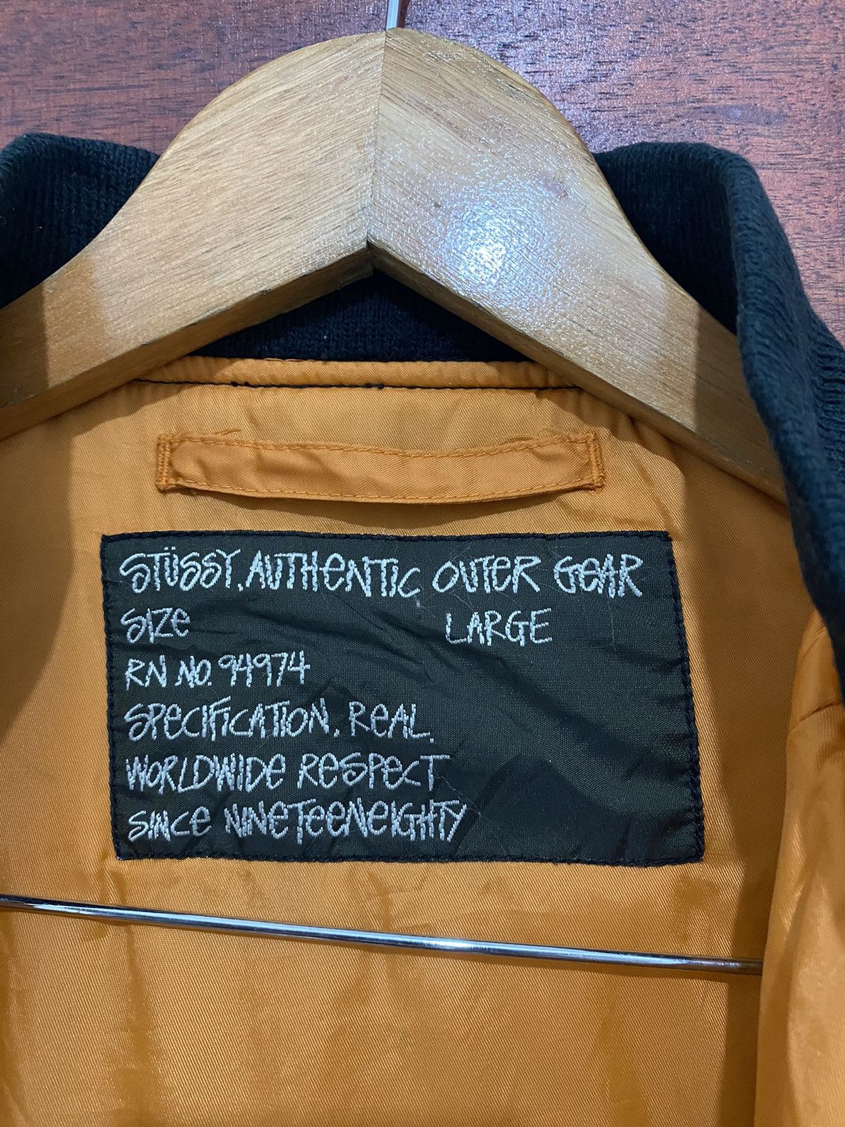 Stussy Stussy Ma-1 Nylon Bomber Jacket Size US L / EU 52-54 / 3 - 7 Thumbnail