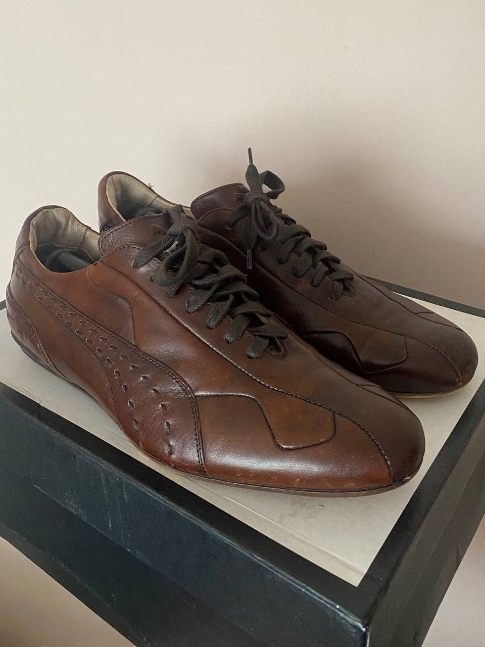 Puma Rare Puma KING RE-LUXE Shoes BROWN UK9 Black label 96 HOURS Size US 7.5 / EU 40-41 - 1 Thumbnail