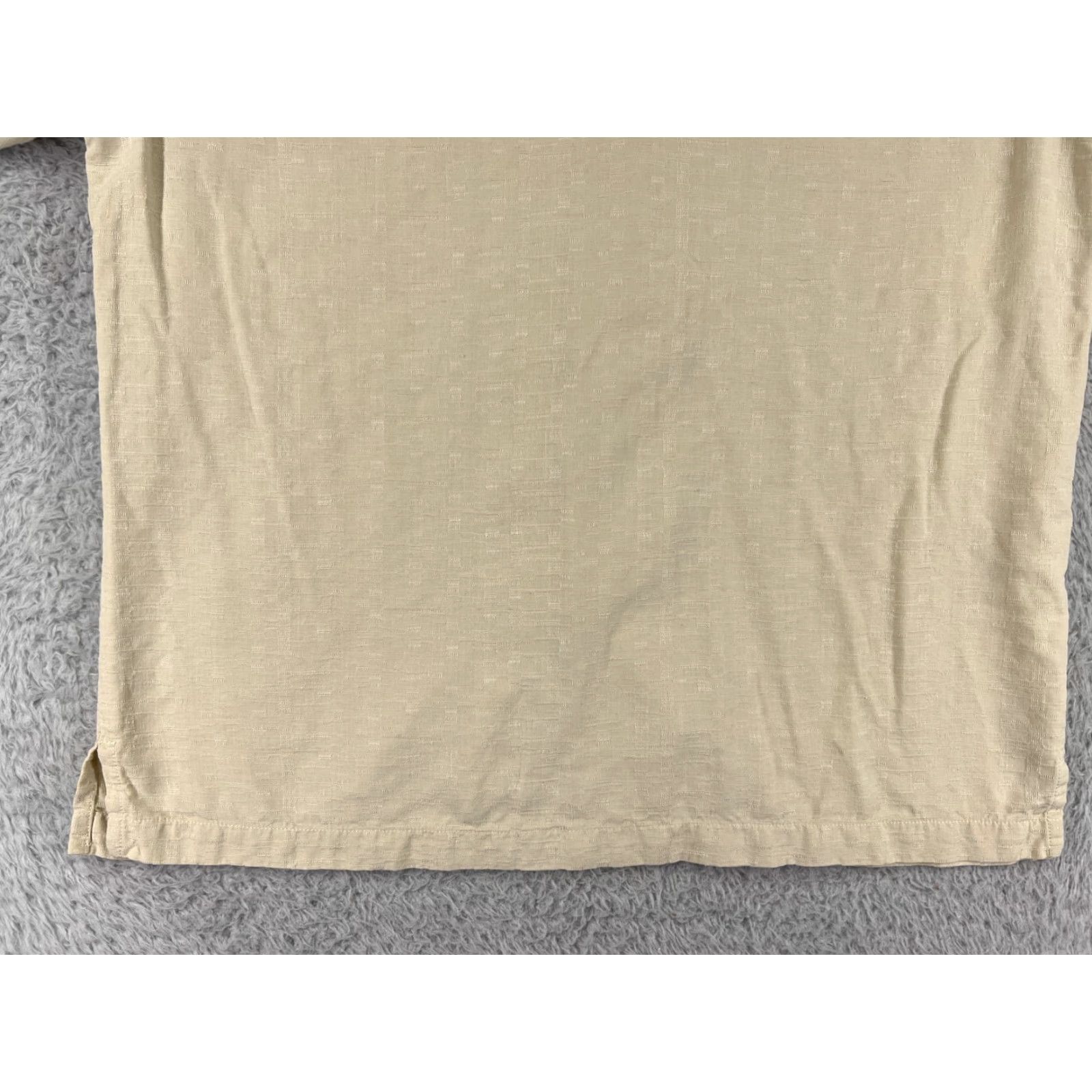 Tommy Bahama Tommy Bahama Shirt Men Large Beige Button-Up Silk Cotton Blend Camp Resort Beach Size US L / EU 52-54 / 3 - 7 Thumbnail