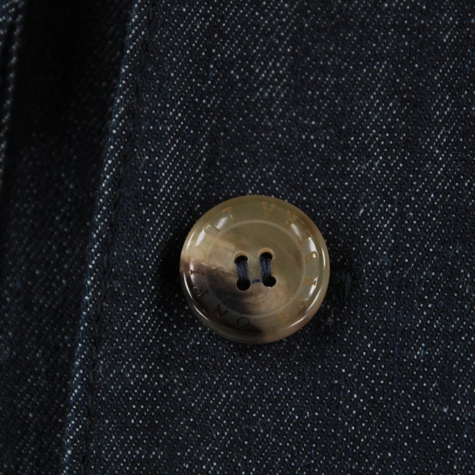 Luciano Barbera Luciano Barbera Jacket Size M US In Blue Cotton Blend Size US M / EU 48-50 / 2 - 2 Thumbnail