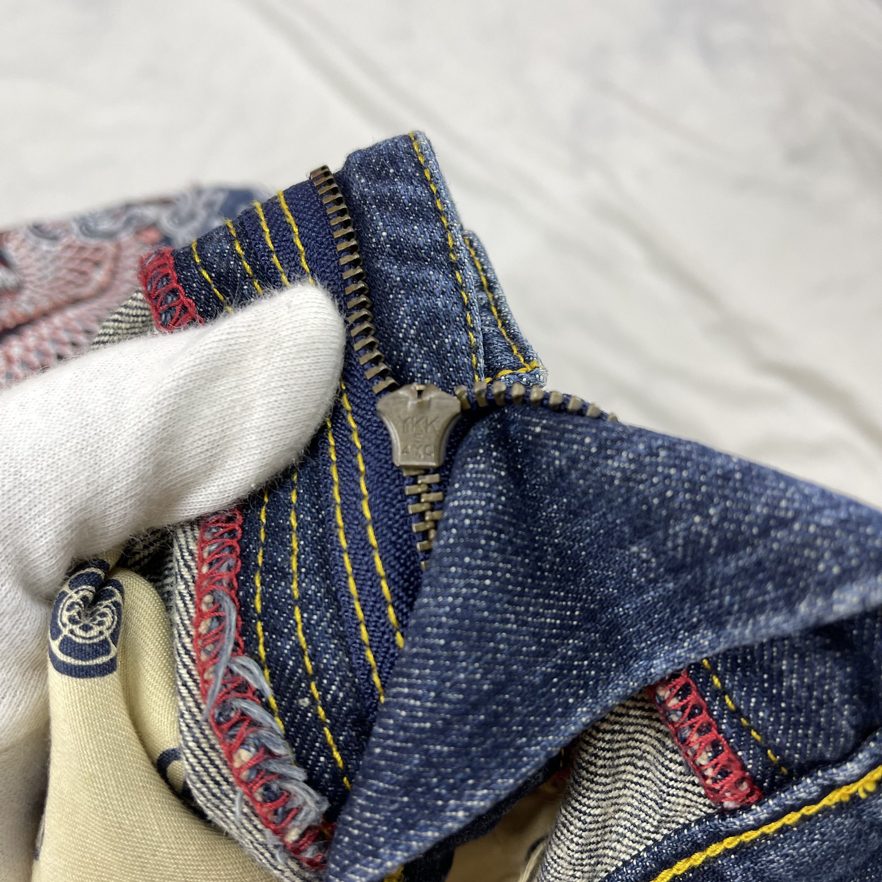 Japanese Brand NAMINORITATSUJIN Short Denim Jeans #1222/AQ Size US 34 / EU 50 - 14 Thumbnail