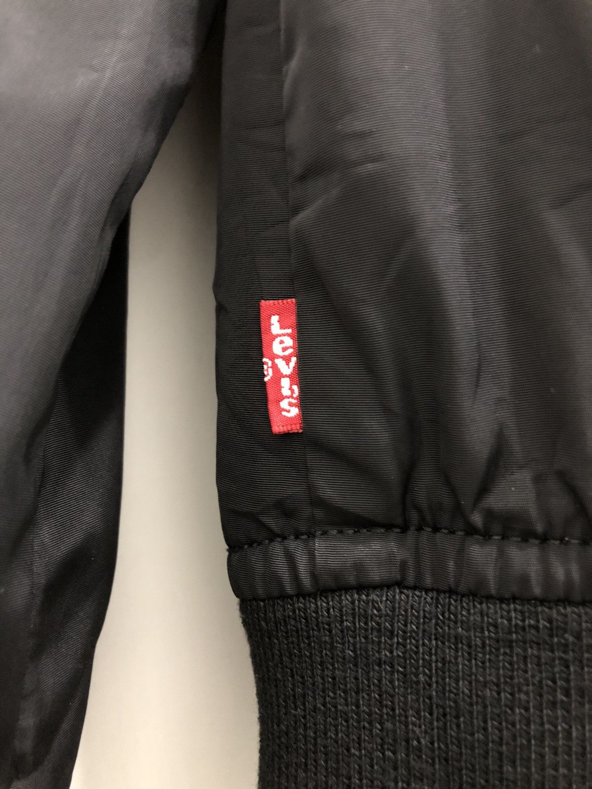 Levi's Levi’s Bomber Jacket Women Size S All Black Original Riveted Size S / US 4 / IT 40 - 22 Thumbnail