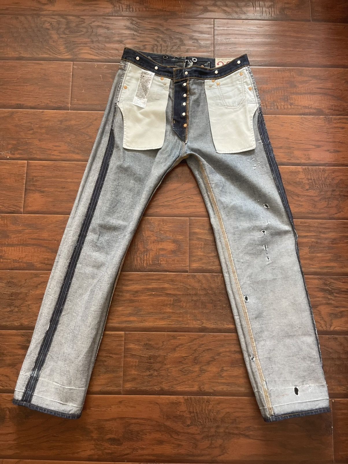 Levi's Vintage Levi 201 1870-1901 reproduction W29 L32 Size US 29 - 6 Thumbnail