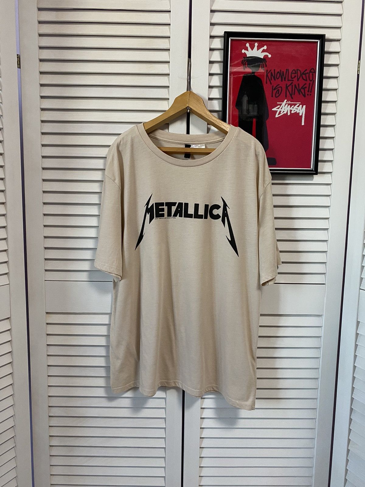 Metallica × Vintage T-Shirt Tee Metallica Centre Logo 2017 Y Size US L / EU 52-54 / 3 - 1 Thumbnail