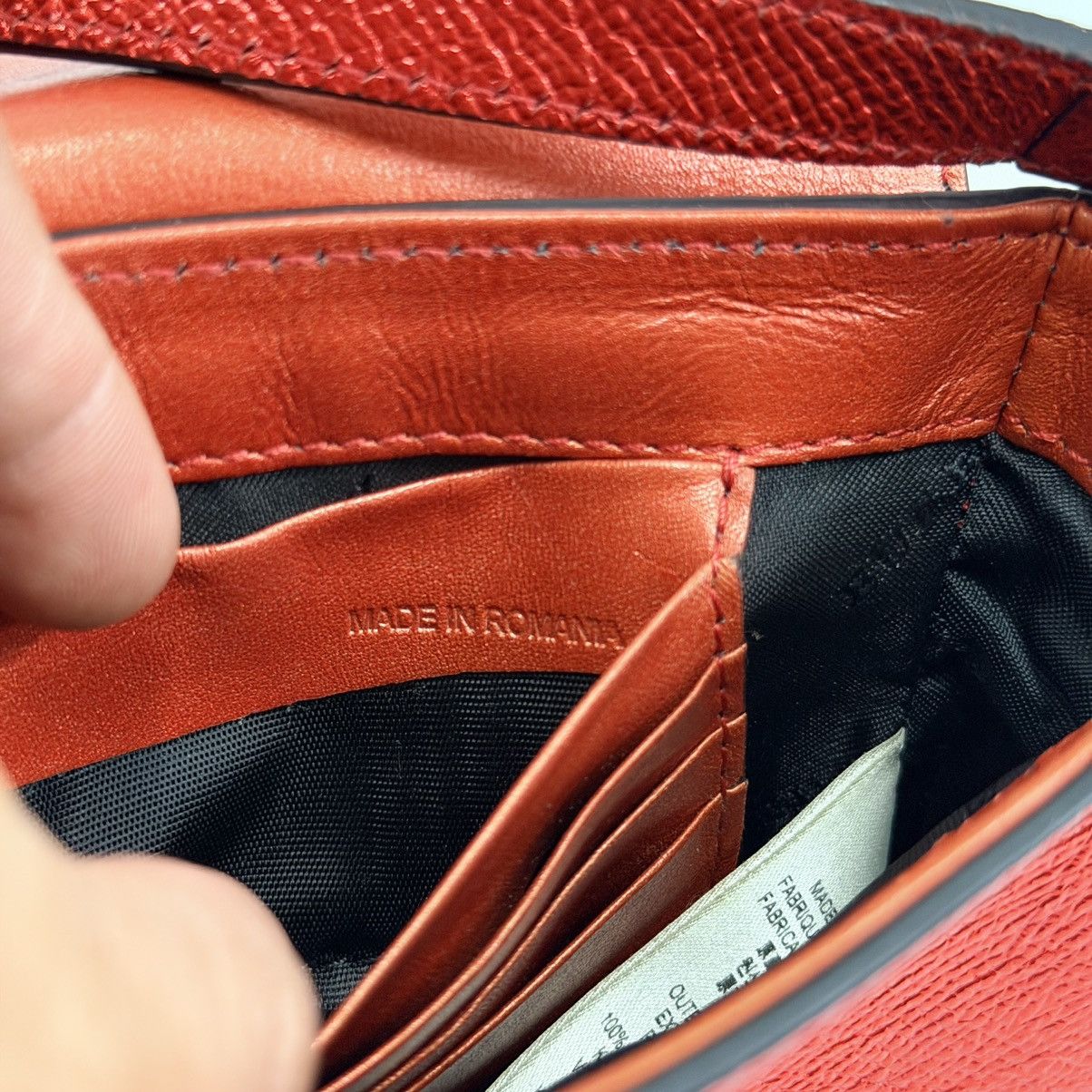 Burberry Burberry Leather Red Slingbag Size ONE SIZE - 11 Thumbnail