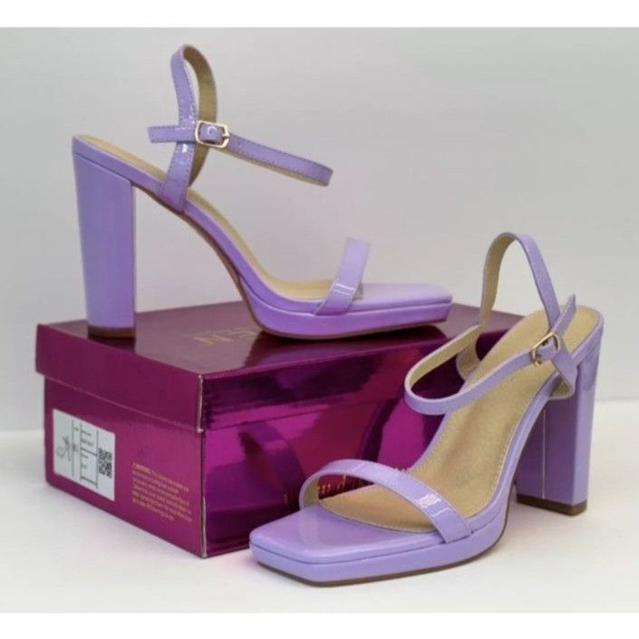 Other KAYLEEN / Nahlah-7 / Lavender / Lila /Block Heel / Sandals W Size US 8.5 / IT 38.5 - 6 Thumbnail