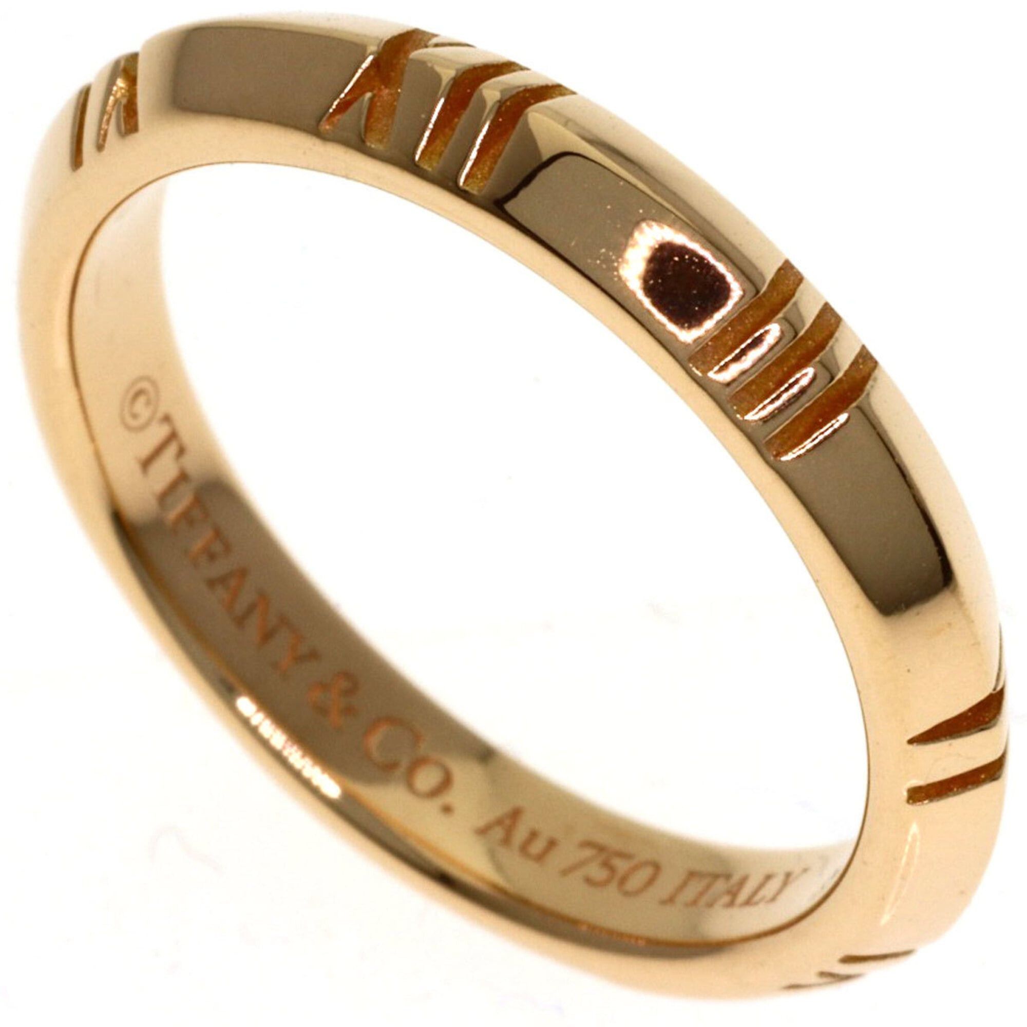 Tiffany & Co. Tiffany & Co. Atlas X Closed Narrow Ring, 18K Pink Gold, Women's. Size ONE SIZE - 1 Thumbnail