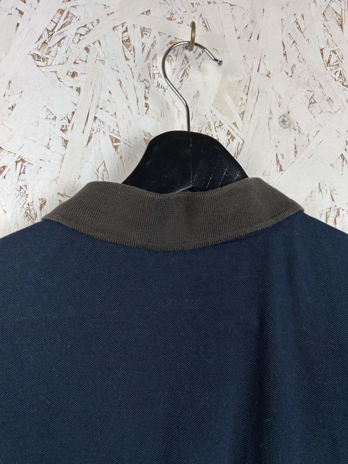 Prada Prada Contrast-Trimmed Cotton Pique Polo Shirt Size US XL / EU 56 / 4 - 8 Thumbnail