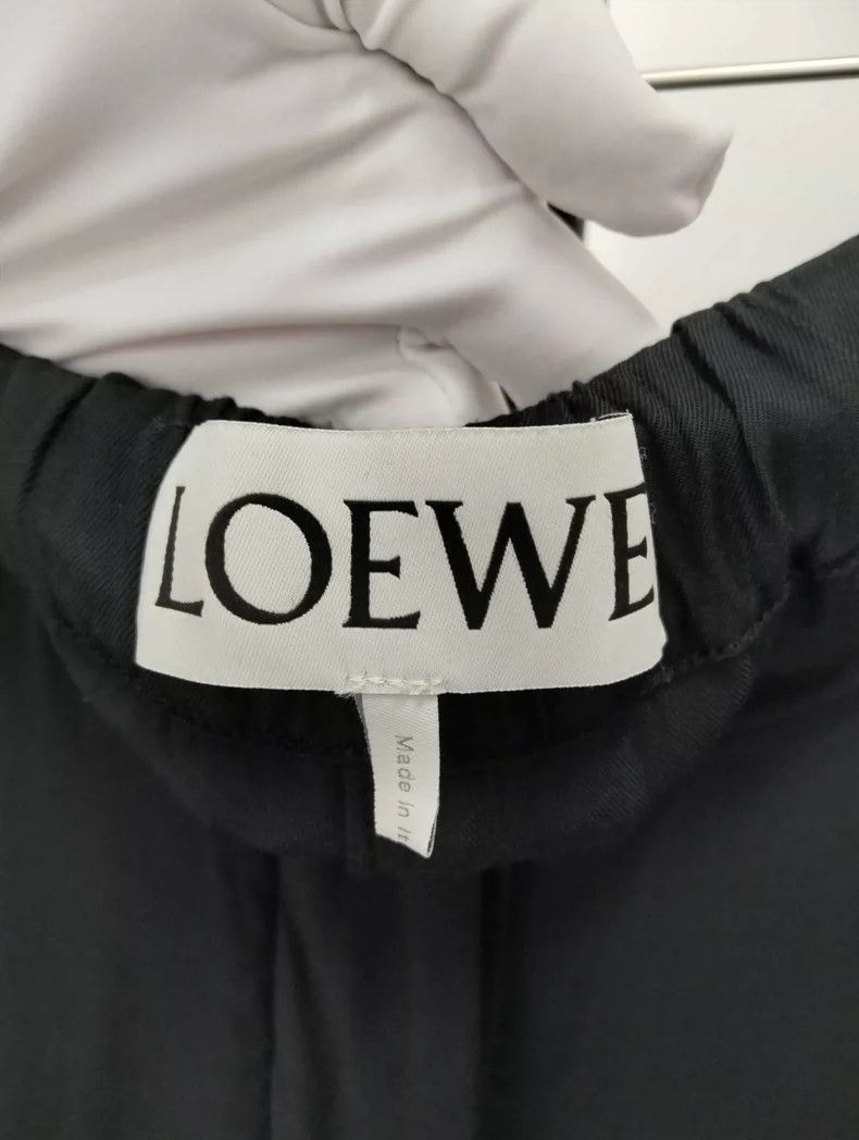 Loewe LOEWE Black casual wide leg pants Size 25" / US 0 / IT 36 - 3 Thumbnail
