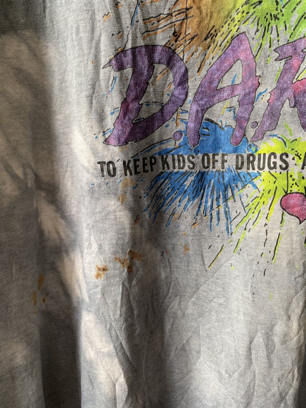 D.A.R.E × Vintage Vintage 80’s D.A.R.E To Keep Kids Off Drugs And Alcohol Tee Size US XXL / EU 58 / 5 - 5 Thumbnail