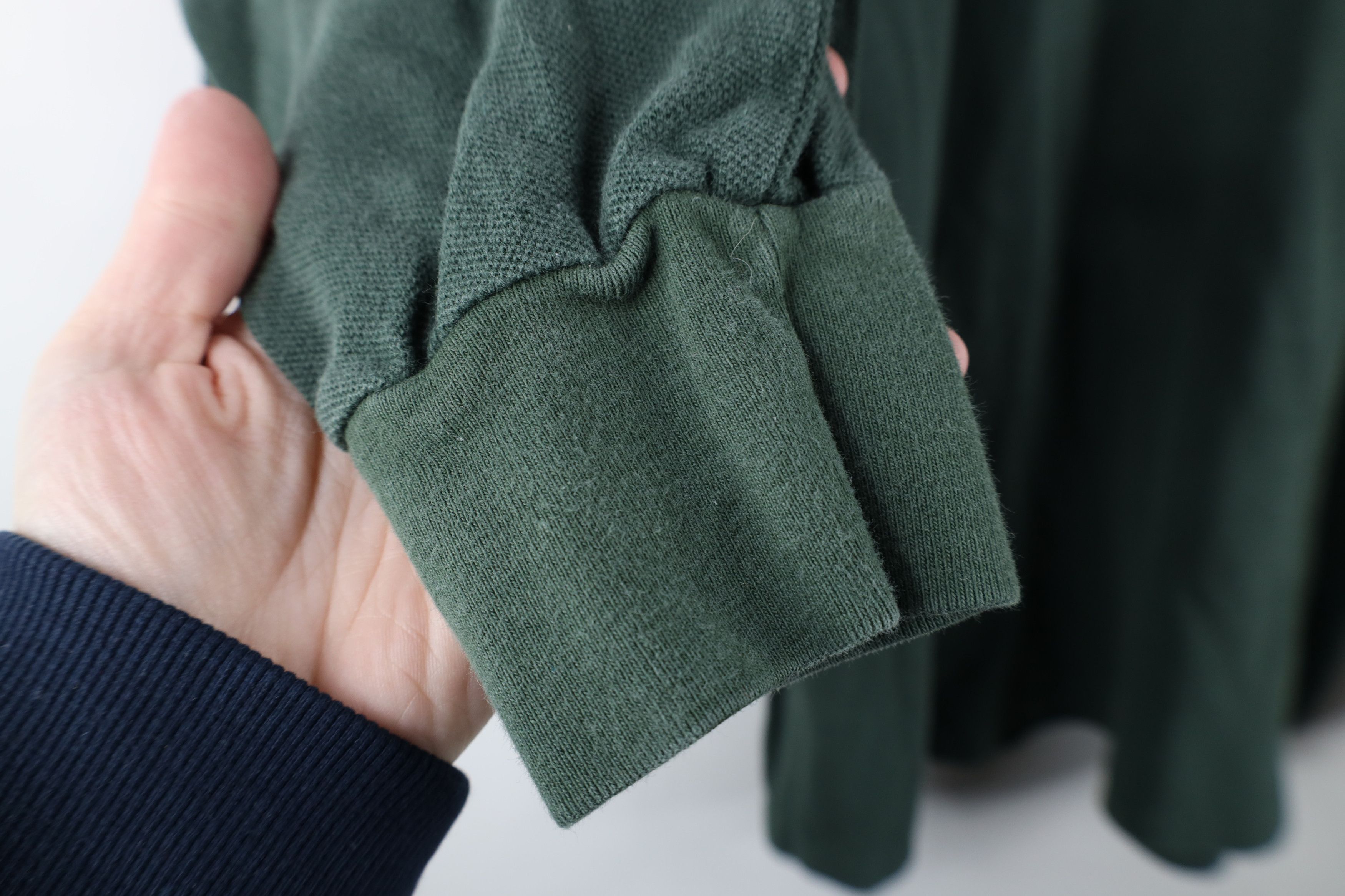 Ralph Lauren × Vintage Vintage 90s Ralph Lauren Cotton Turtleneck T-Shirt Green Size US XL / EU 56 / 4 - 8 Thumbnail