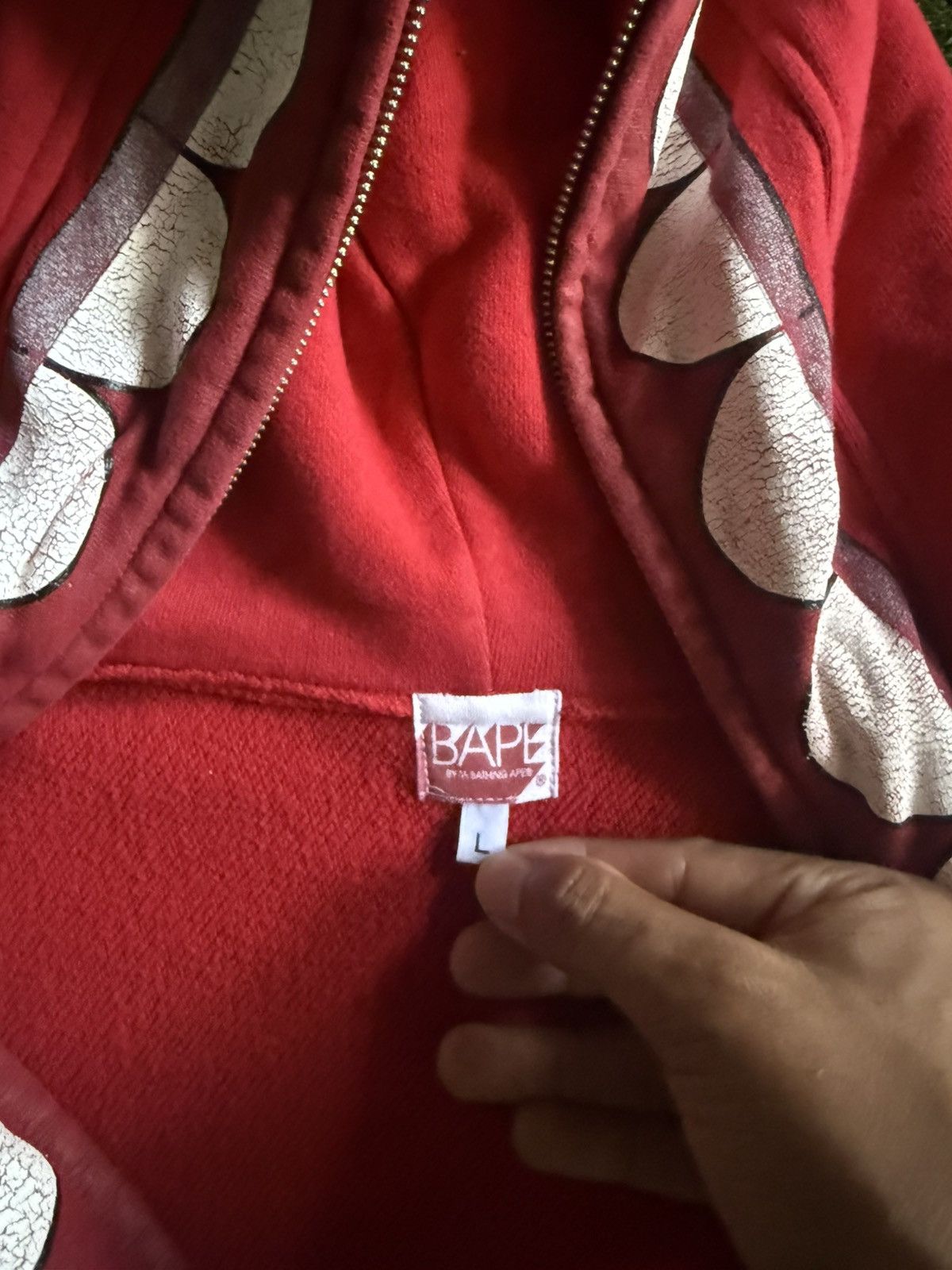 Bape × Kaws Bape x Kaws Chomper Full Zip-Up Hoodie Size US L / EU 52-54 / 3 - 7 Thumbnail