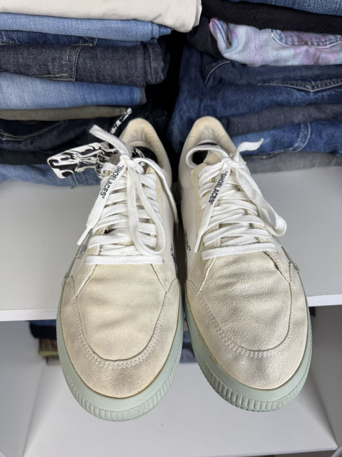 Off-White Off-White Low Vulcanized Sneakers Size 43 Size US 10 / EU 43 - 2 Thumbnail