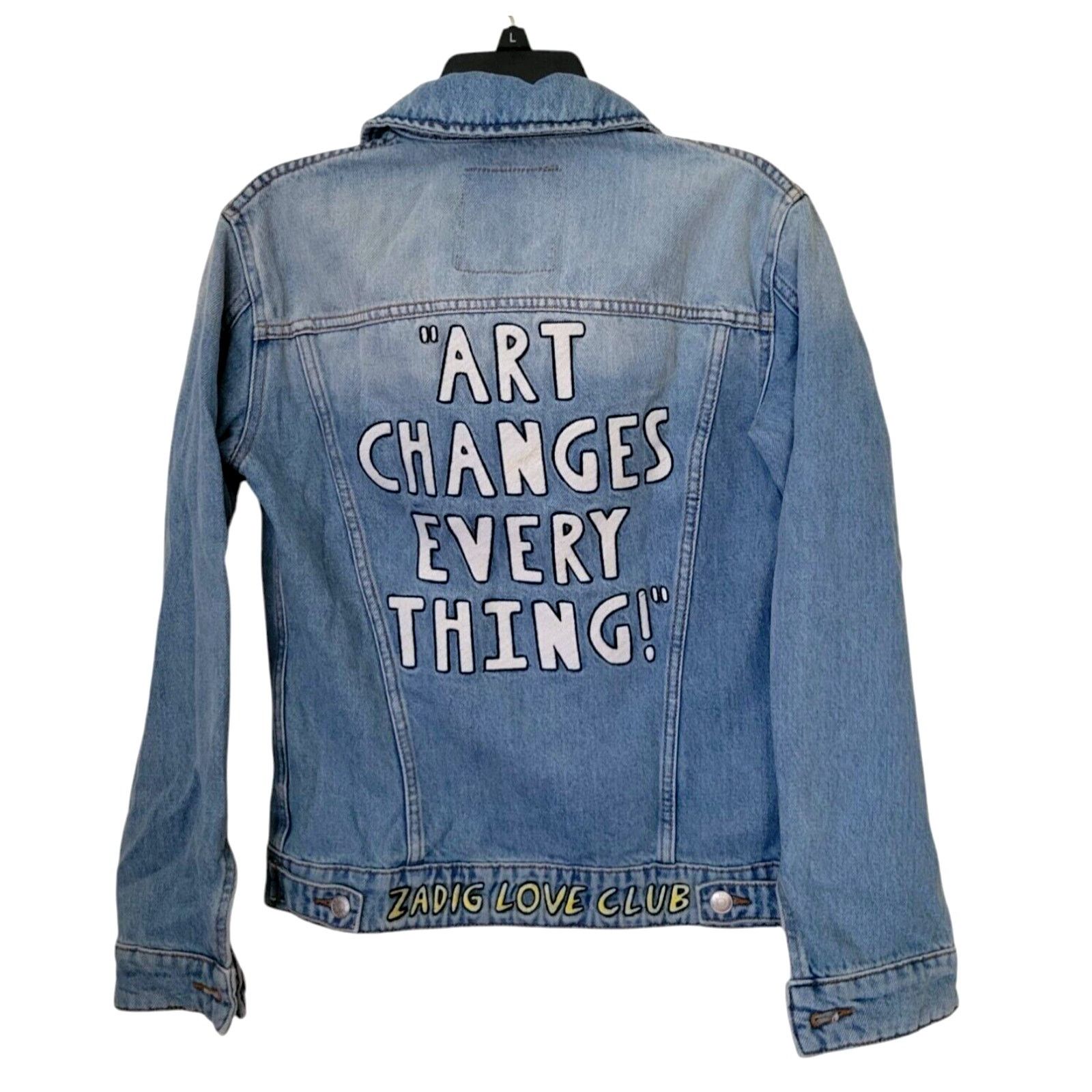 Zadig & Voltaire ZADIG & VOLTAIRE Kase Vignon Skull Strass Women Jacket Sze S Size S / US 4 / IT 40 - 2 Thumbnail