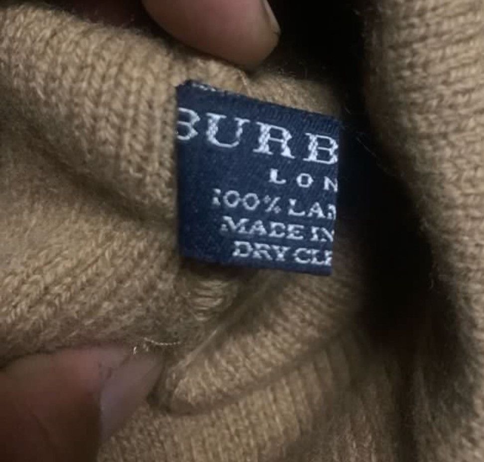 Burberry Vintage Burberrys Beanie Lambswool Size ONE SIZE - 2 Thumbnail