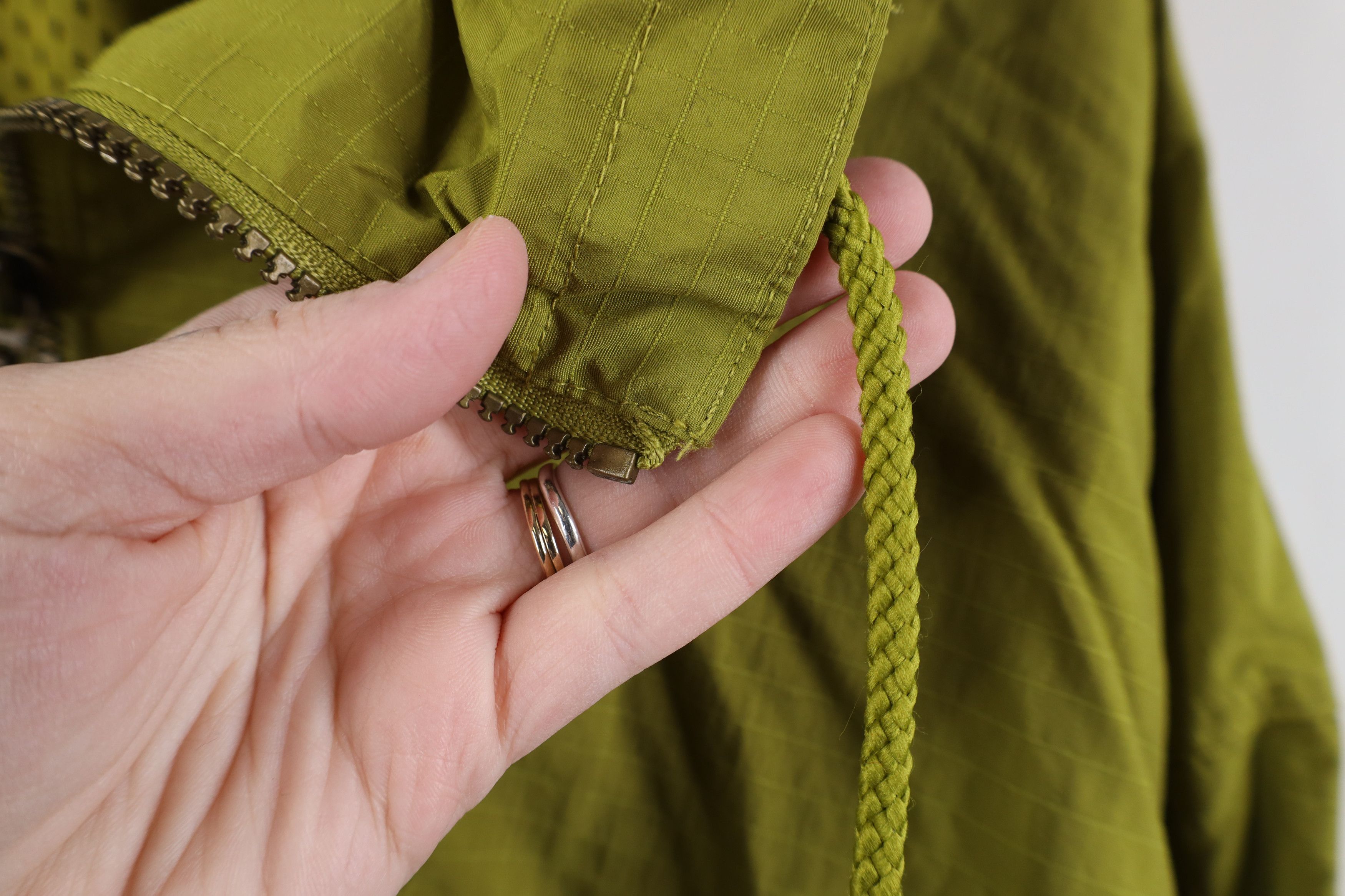 Vintage Vintage 90s Streetwear Hooded Windbreaker Jacket Green Size L / US 10 / IT 46 - 11 Thumbnail