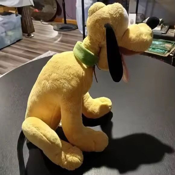 Other Pluto Plush 14" Stuffed‎ Animal Toy Authentic Green Collar Size ONE SIZE - 2 Thumbnail