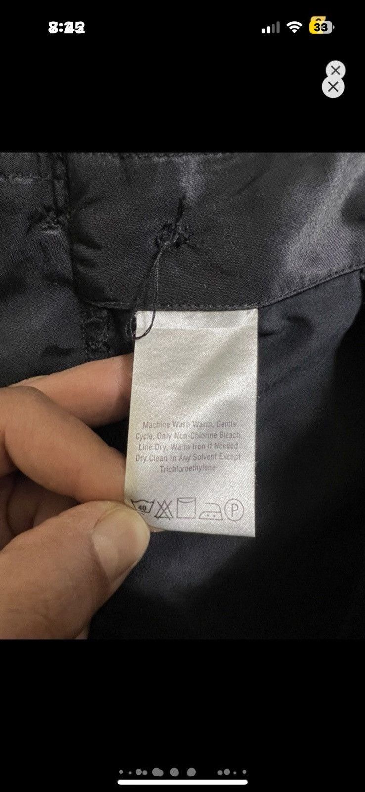 DKNY ***FINAL DROP***RARE 90s DKNY TECHNICAL WIDE CARGO 31 Size US 31 - 19 Thumbnail