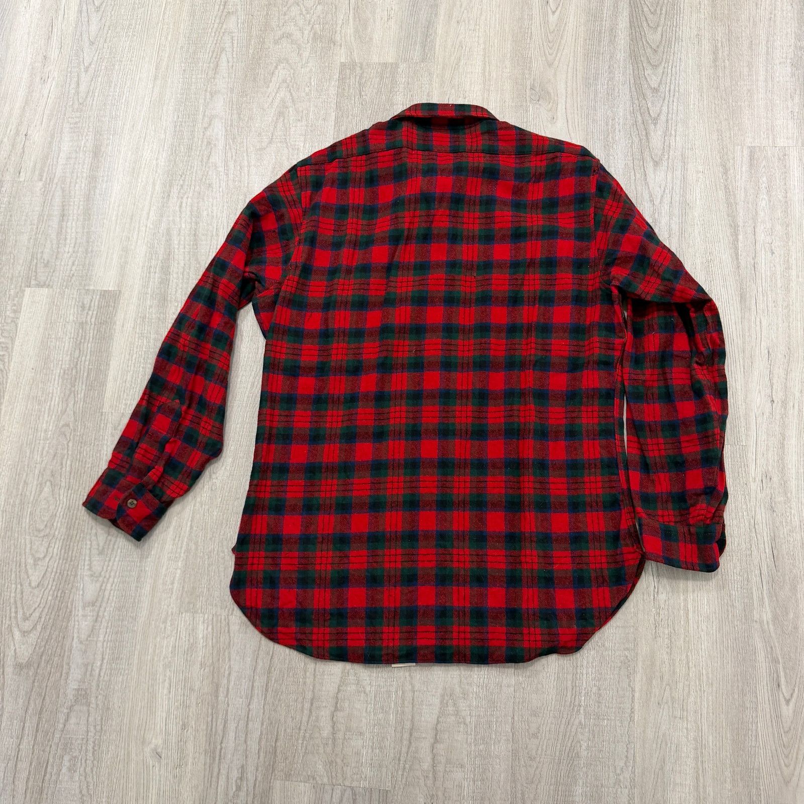Pendleton Vintage Pendleton Wool Flannel Shirt Men's Large Red Tartan Size US L / EU 52-54 / 3 - 10 Thumbnail