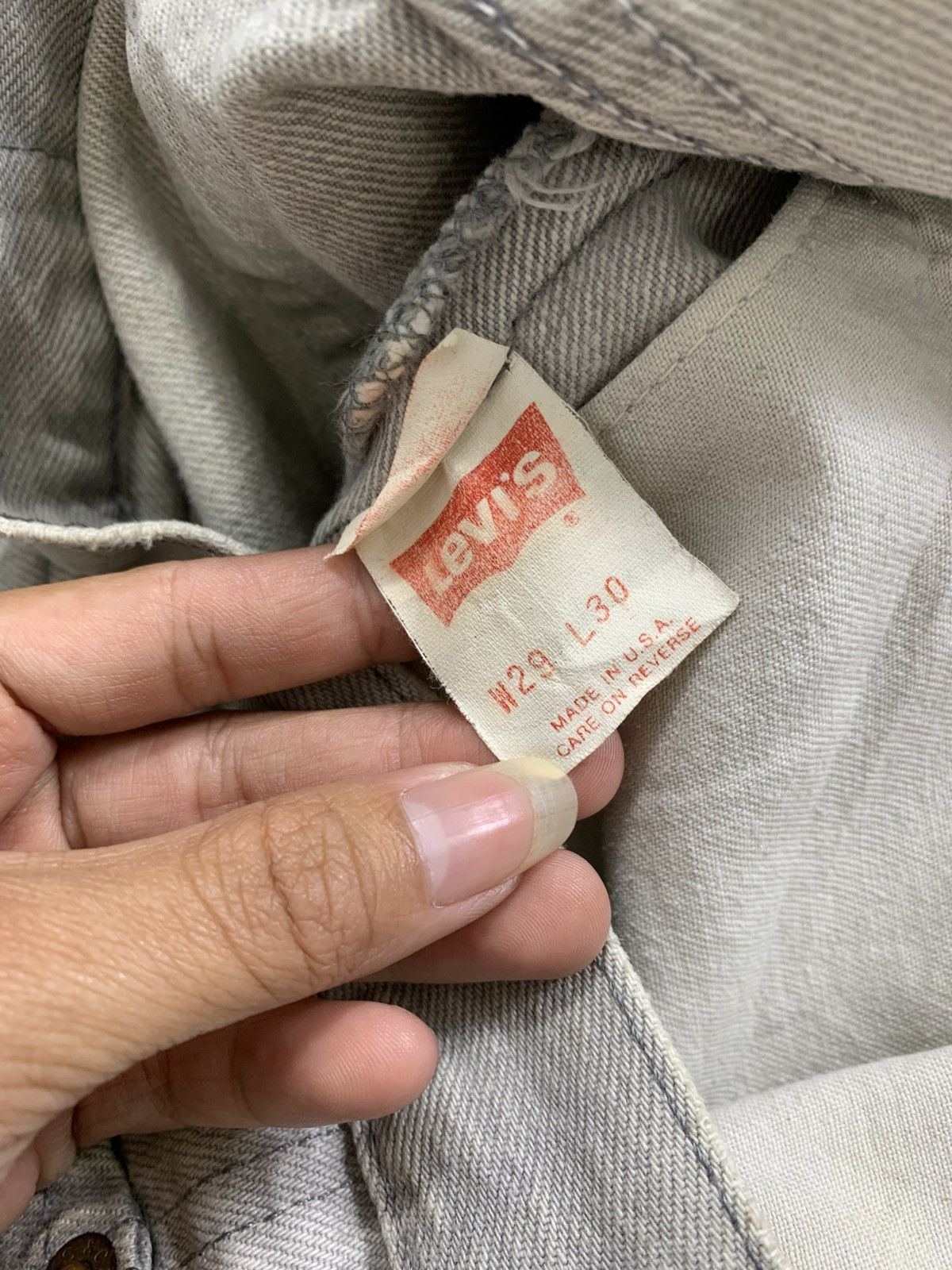 Levi's Vintage Clothing Vintage Levi's Made in Usa Distressed Denim pants Size US 29 - 5 Thumbnail