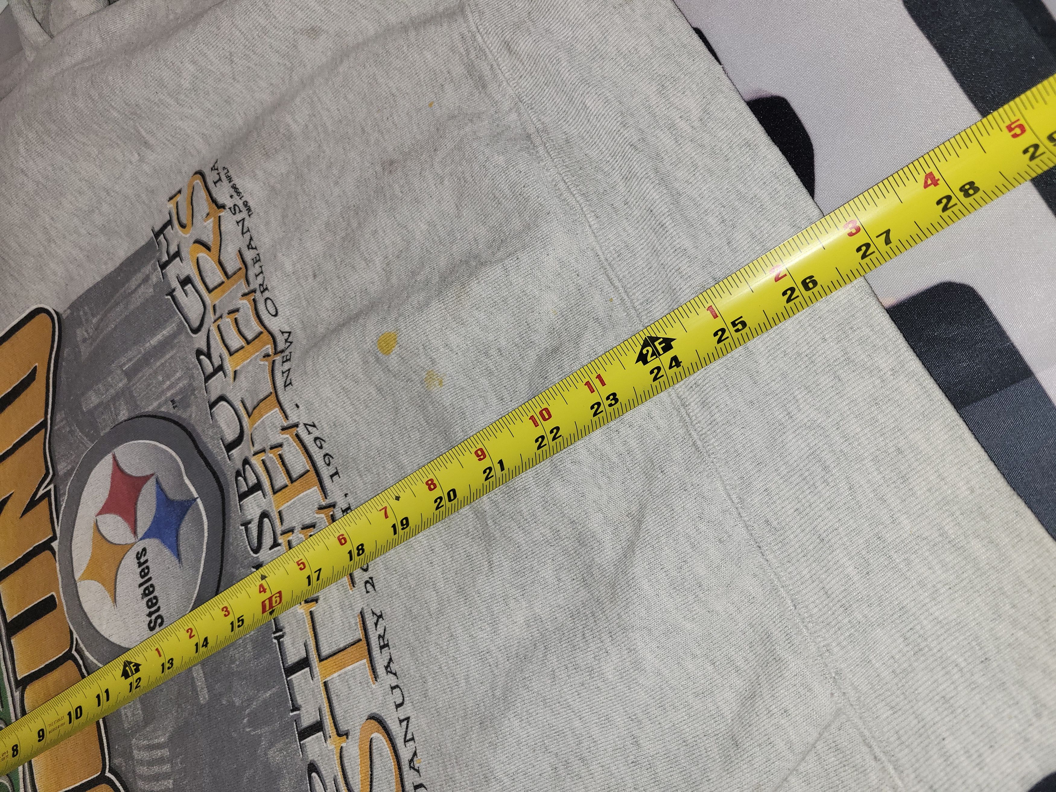 NFL 1996 Pittsburgh Steelers crewneck vintage grey/cream, XL Size US XL / EU 56 / 4 - 5 Thumbnail
