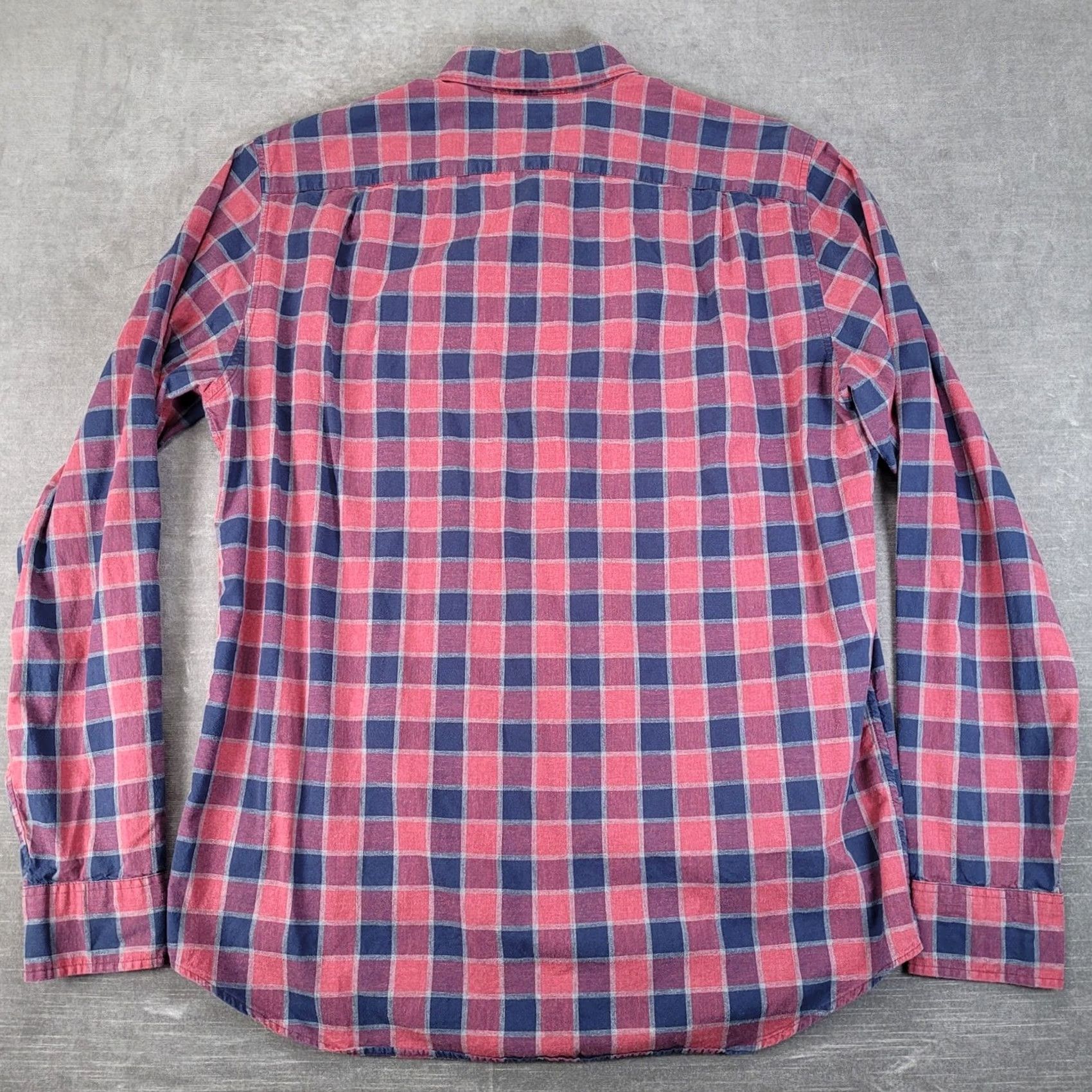 J.Crew J.CREW Button-Up Shirt Plaid Cotton LT Large Tall Classic Fit Long Sleeve Red Blue Multicolor Men’s Size US L / EU 52-54 / 3 - 4 Thumbnail