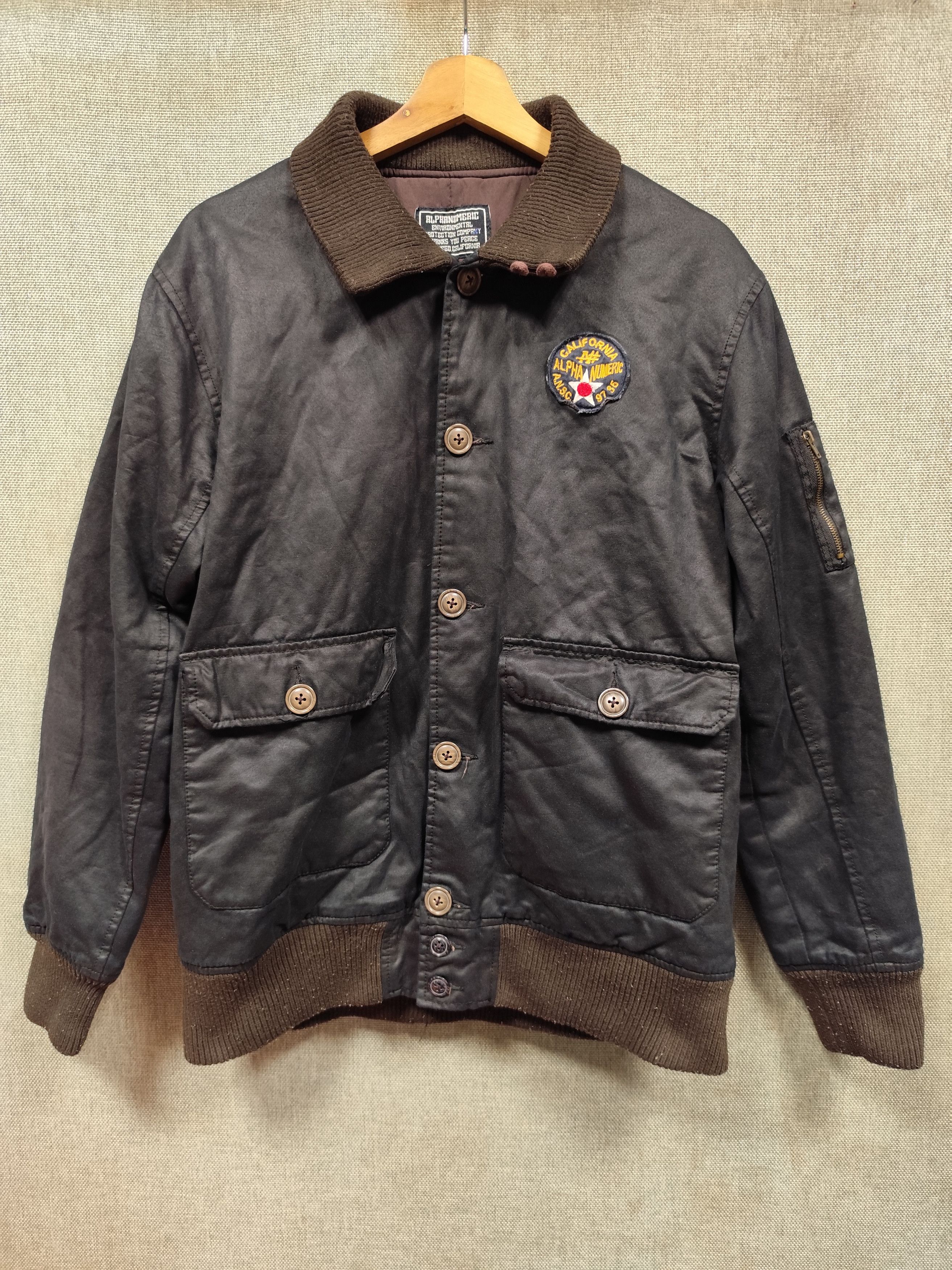 Avirex vintage alpha numeric bomber flight jacket Size US M / EU 48-50 / 2 - 1 Thumbnail