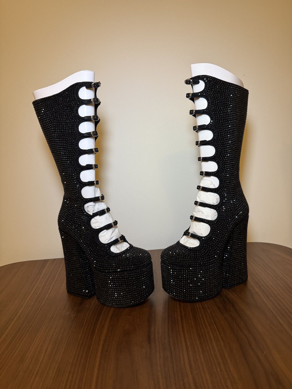 Marc Jacobs Marc Jacob’s Rhinestone Kiki Boots Women’s EU 6/US 6 Size US 6 / IT 36 - 22 Thumbnail