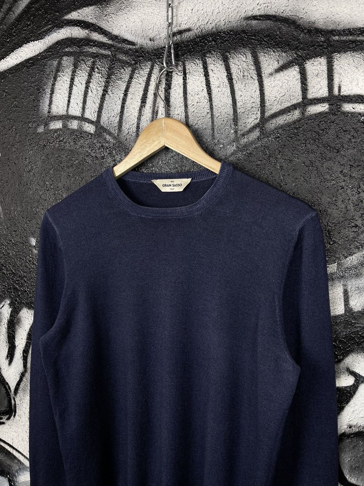 Gran Sasso Gran Sasso Wool Crew Neck Pullover Sweater Men’s Size 50 Size US S / EU 44-46 / 1 - 3 Thumbnail