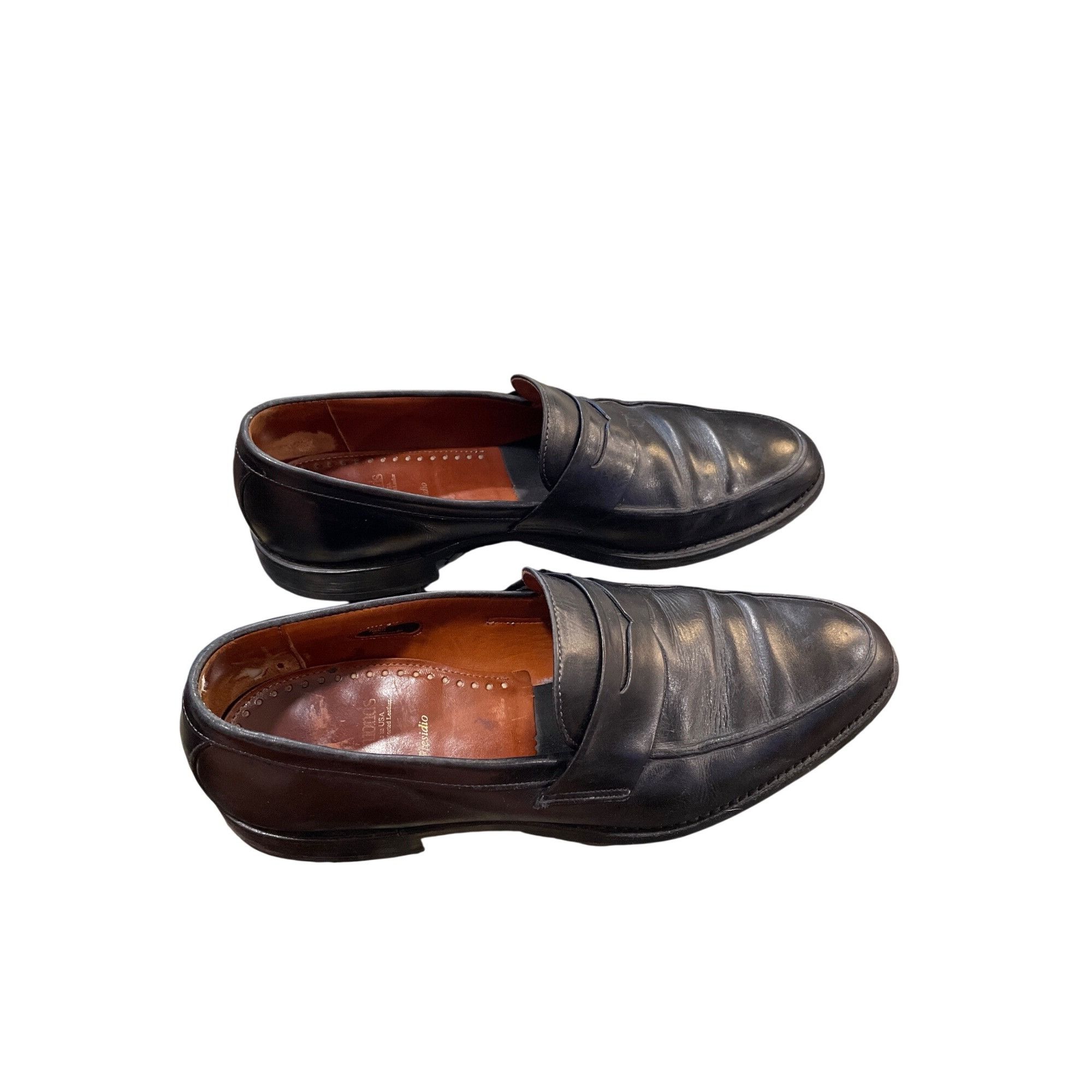 Allen Edmonds Allen Edmonds Presidio mens black leather slip loafers sz 12 Size US 12 / EU 45 - 3 Thumbnail