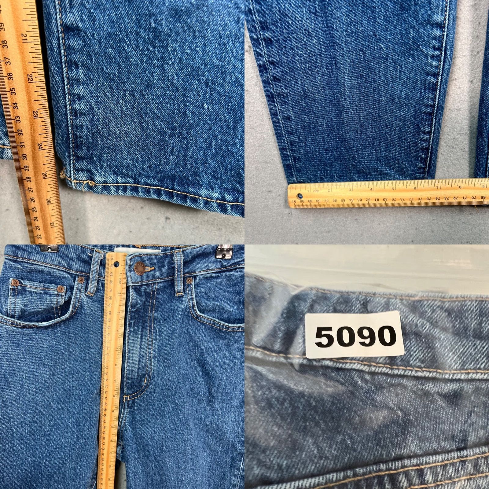 Vintage Denim Forum Jeans Womens 27 High Waisted Classic Blue Mom Jeans 90s Size 27" / US 4 / IT 40 - 8 Thumbnail