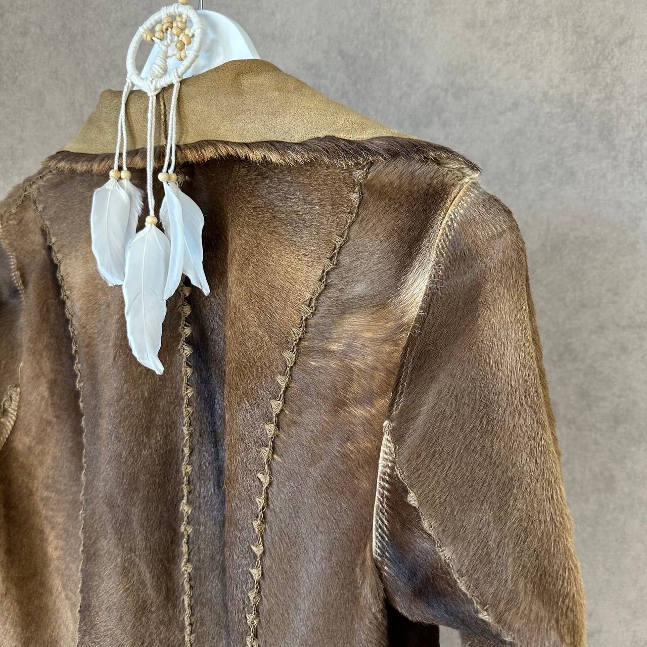Other Luxury Sylvie Schimmel Fur Light Jacket Woll France Goat Size XS / US 0-2 / IT 36-38 - 11 Thumbnail