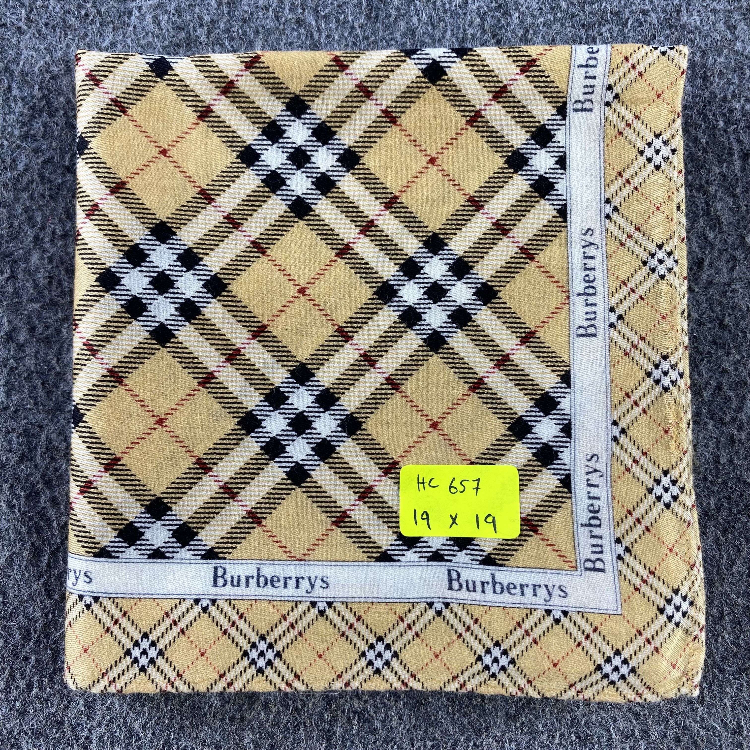 Burberry × Vintage Burberry Handkerchief/Neckerchief/Bandana HC657 Size ONE SIZE - 5 Thumbnail