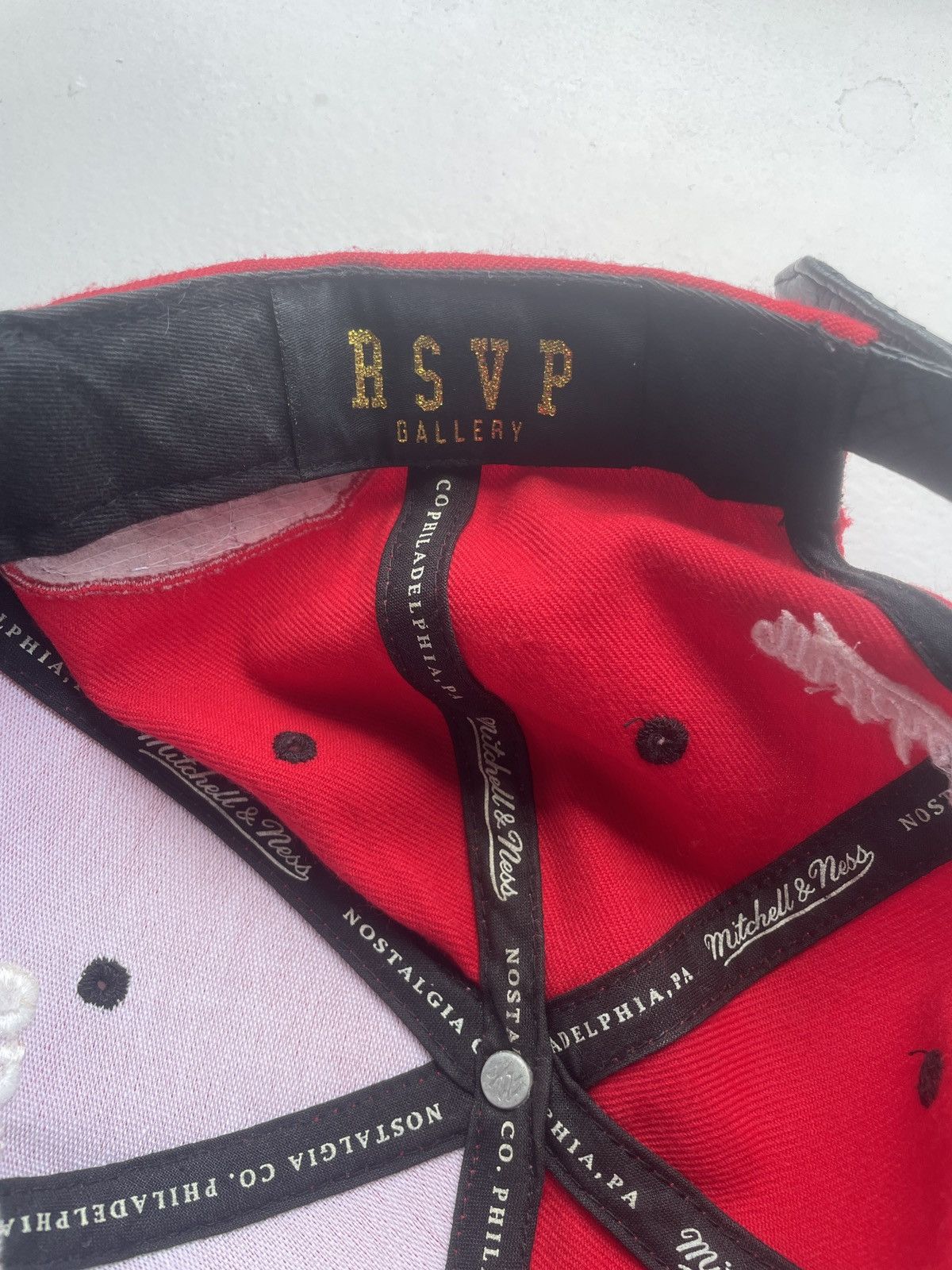 Just Don × Mitchell & Ness × Rsvp Gallery Very Rare Just Don Chicago Bulls NBA Finals 1996 Cap Size ONE SIZE - 4 Thumbnail