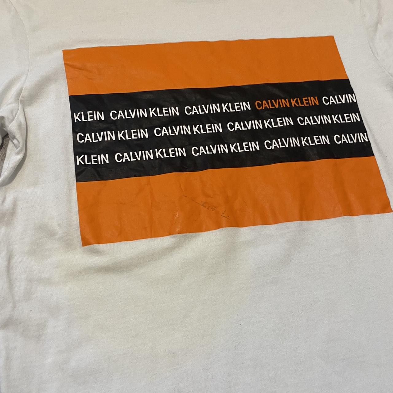 Calvin Klein Calvin Klein T-shirt Nice Graphic Premium Orange Size US XS / EU 42 / 0 - 3 Thumbnail