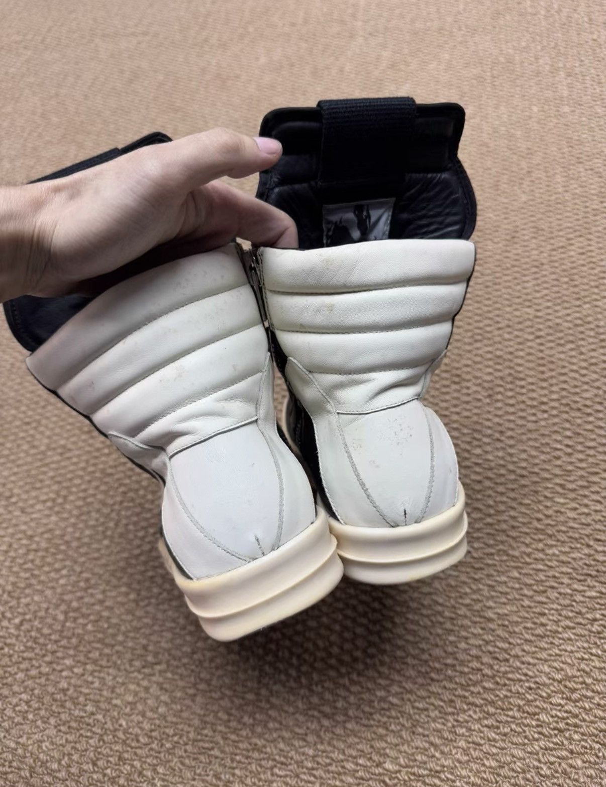 Rick Owens Rick Owens Main Line Inverted Triangle Sneakers K37 Size US 7 / EU 40 - 9 Thumbnail
