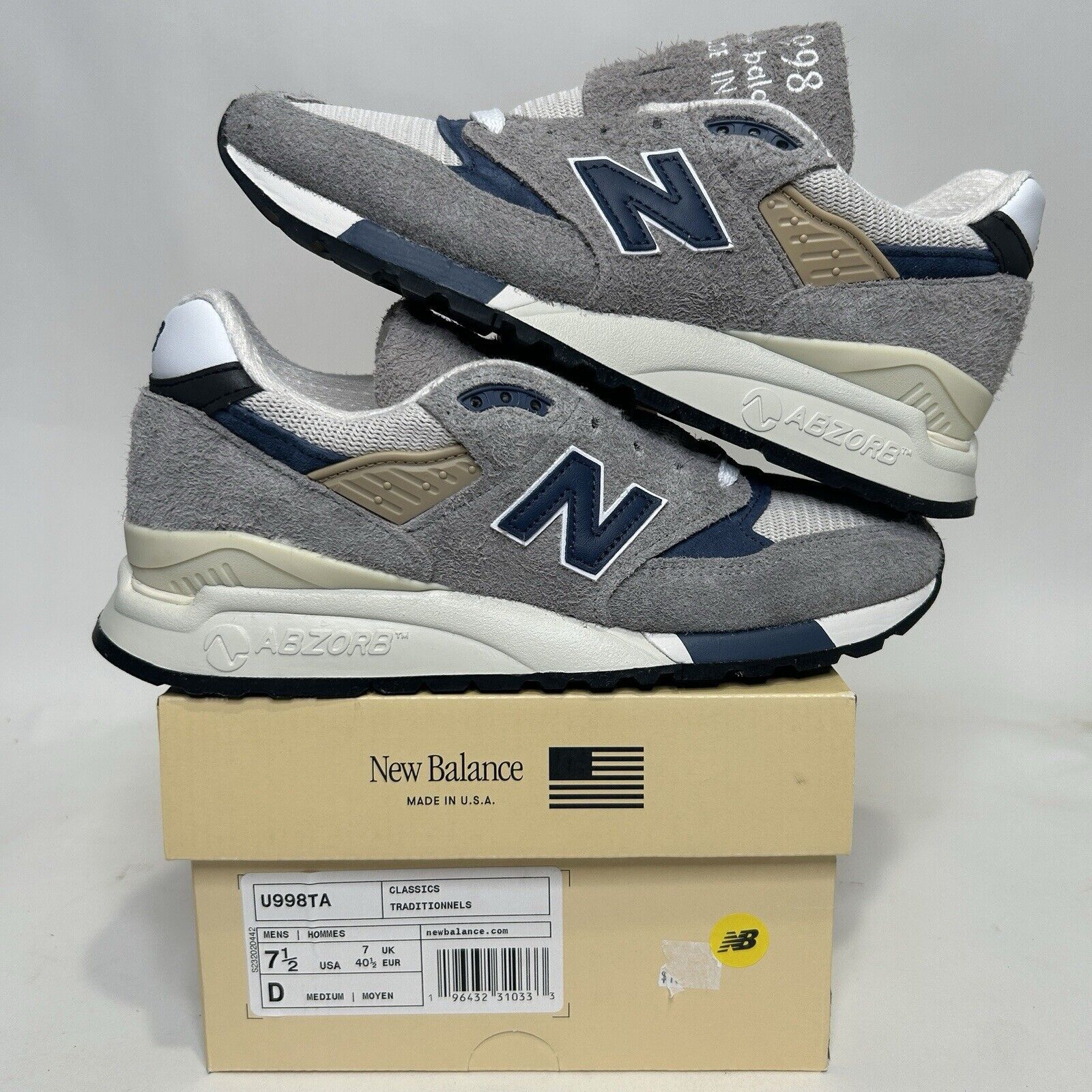 New Balance New Balance Shoes 998 MiUSA “Grey Day” 2024 Size US 8.5 / EU 41-42 - 1 Thumbnail