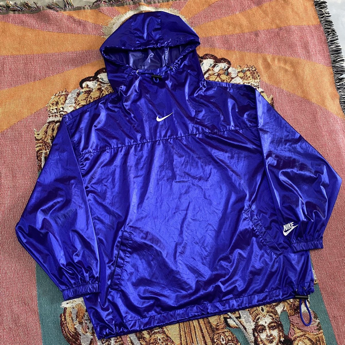Nike VTG Y2K NIKE HOOD JACKET Size US XL / EU 56 / 4 - 1 Thumbnail