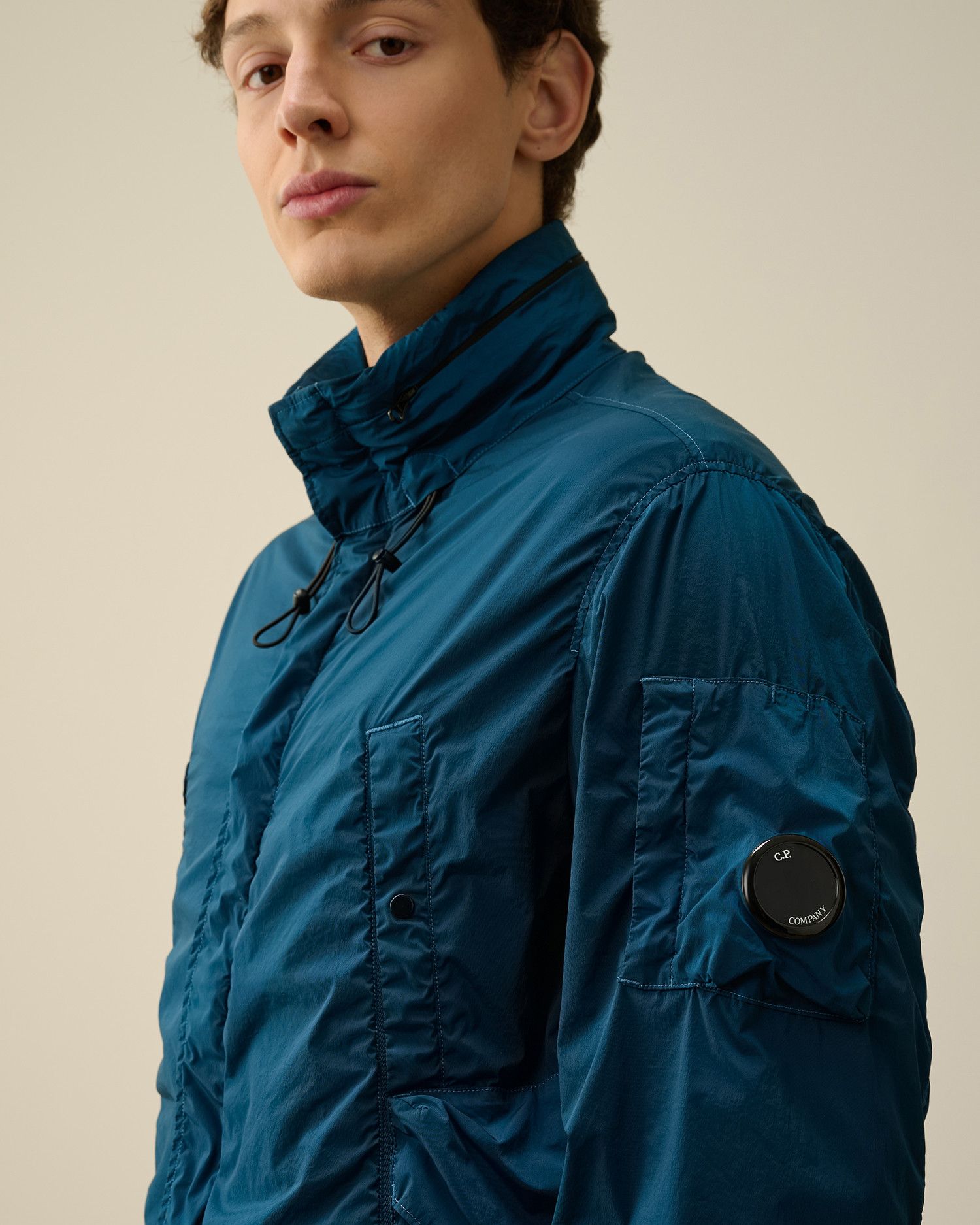 C.P. Company Nycra-R Hooded Jacket - Ink Blue size 50 Size US M / EU 48-50 / 2 - 4 Thumbnail