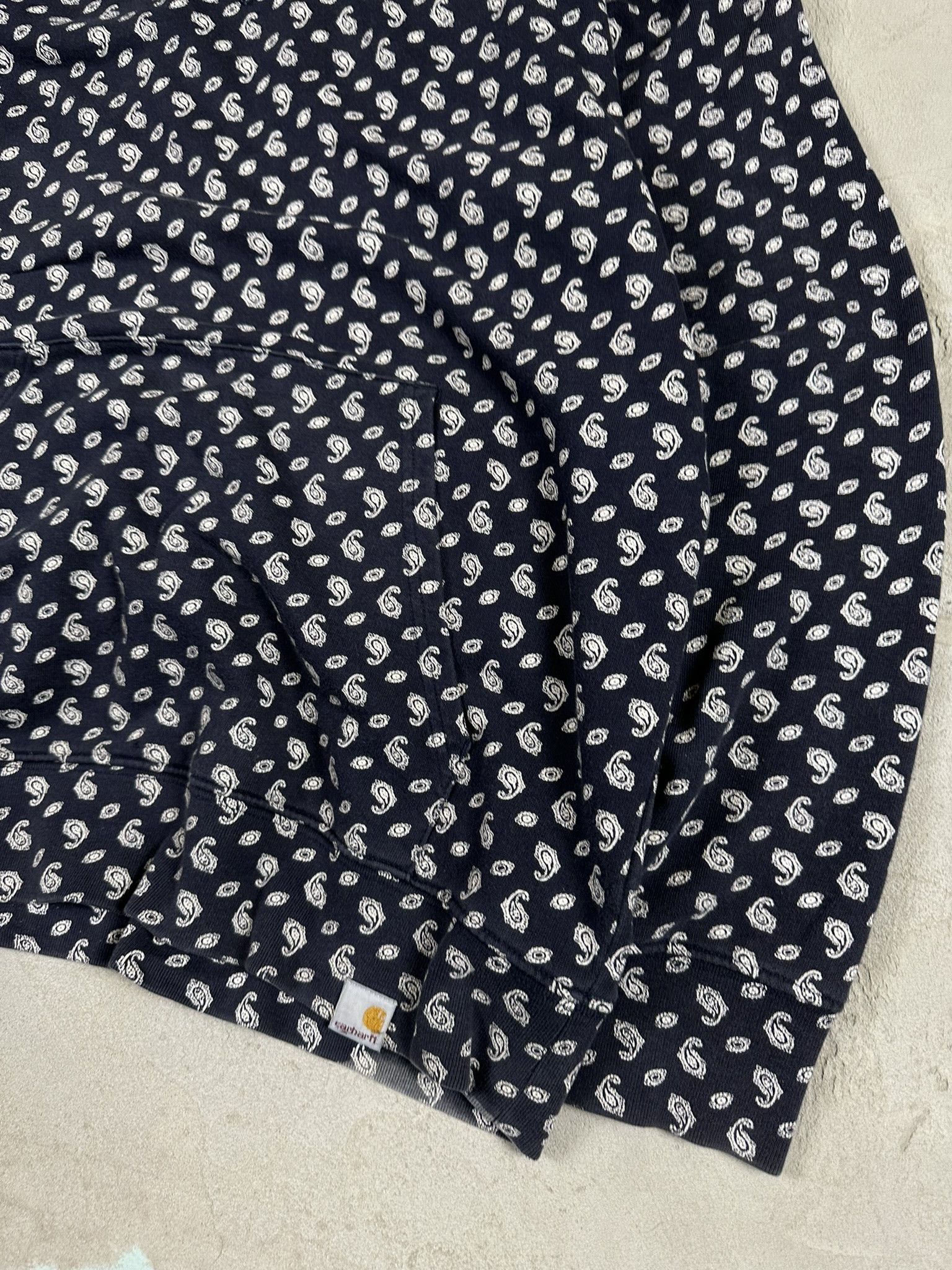 Carhartt × Vintage Vintage Y2k Carhartt Leaves Pattern Boxy Sweatshirt Hoodie Size US L / EU 52-54 / 3 - 4 Thumbnail