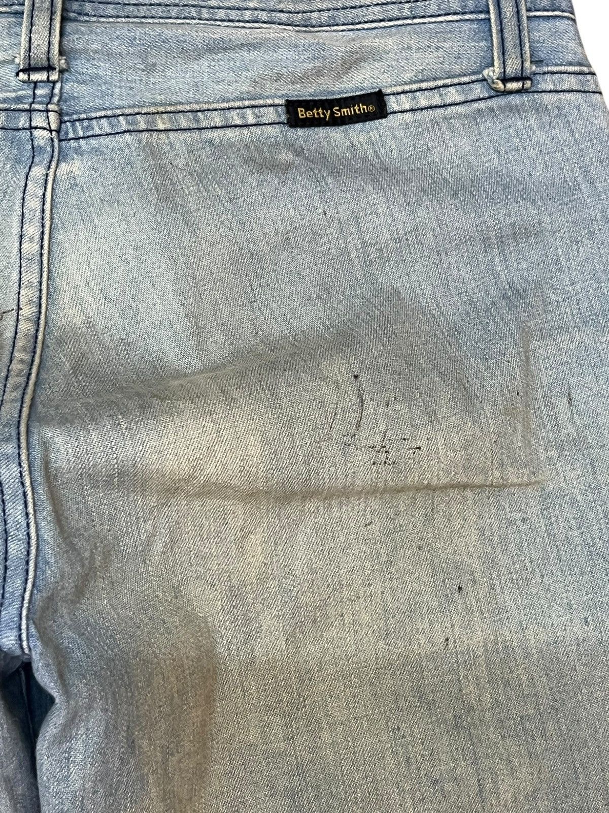 Beauty Beast × Japanese Brand Vintage Betty Smith Flare Bell Bottom Mudwash Denim Size US 29 - 8 Thumbnail