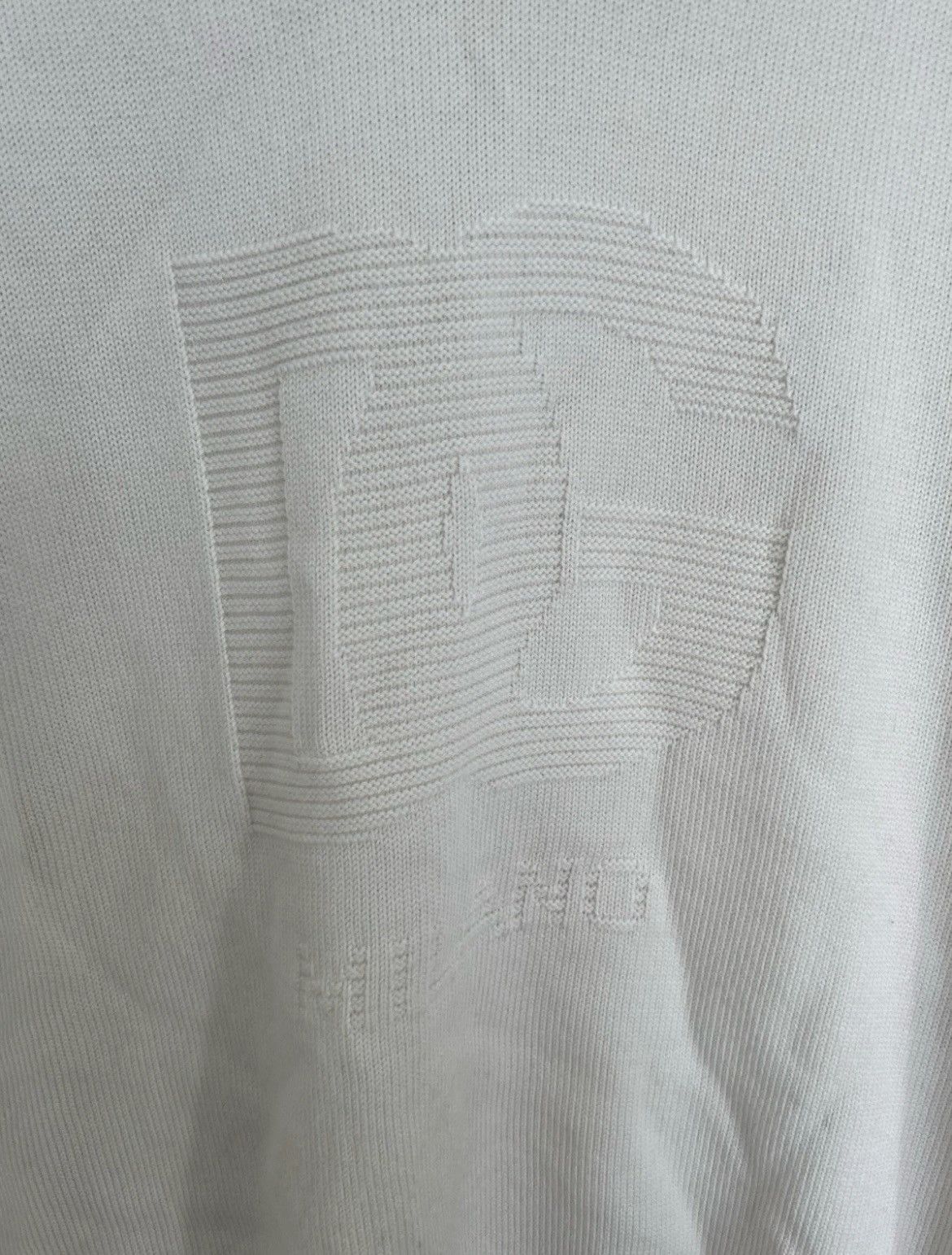 Dolce & Gabbana Dolce & Gabbana Men's Wool Logo Sweater White Size Medium DG Size US M / EU 48-50 / 2 - 3 Thumbnail