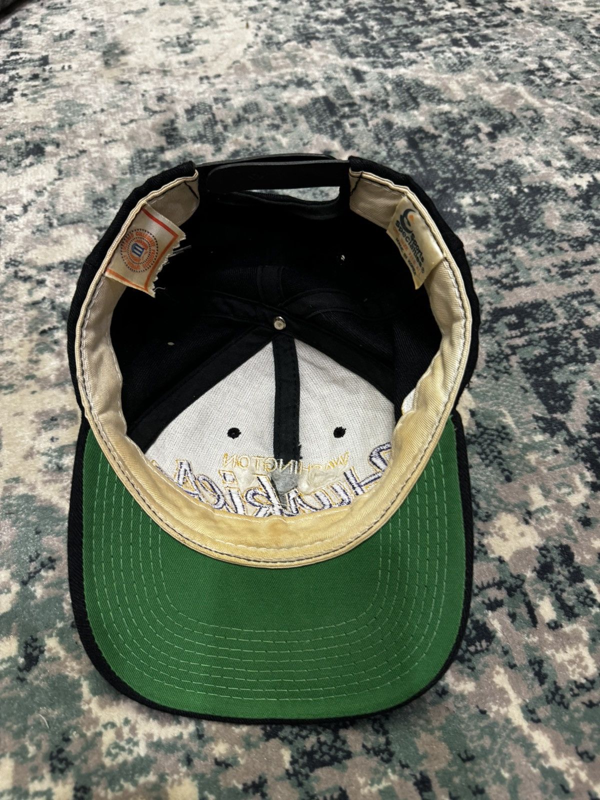 NCAA × Sports Specialties × Vintage WASHINGTON HUSKIES SCRIPT SNAPBACK HAT CAP Size ONE SIZE - 5 Thumbnail