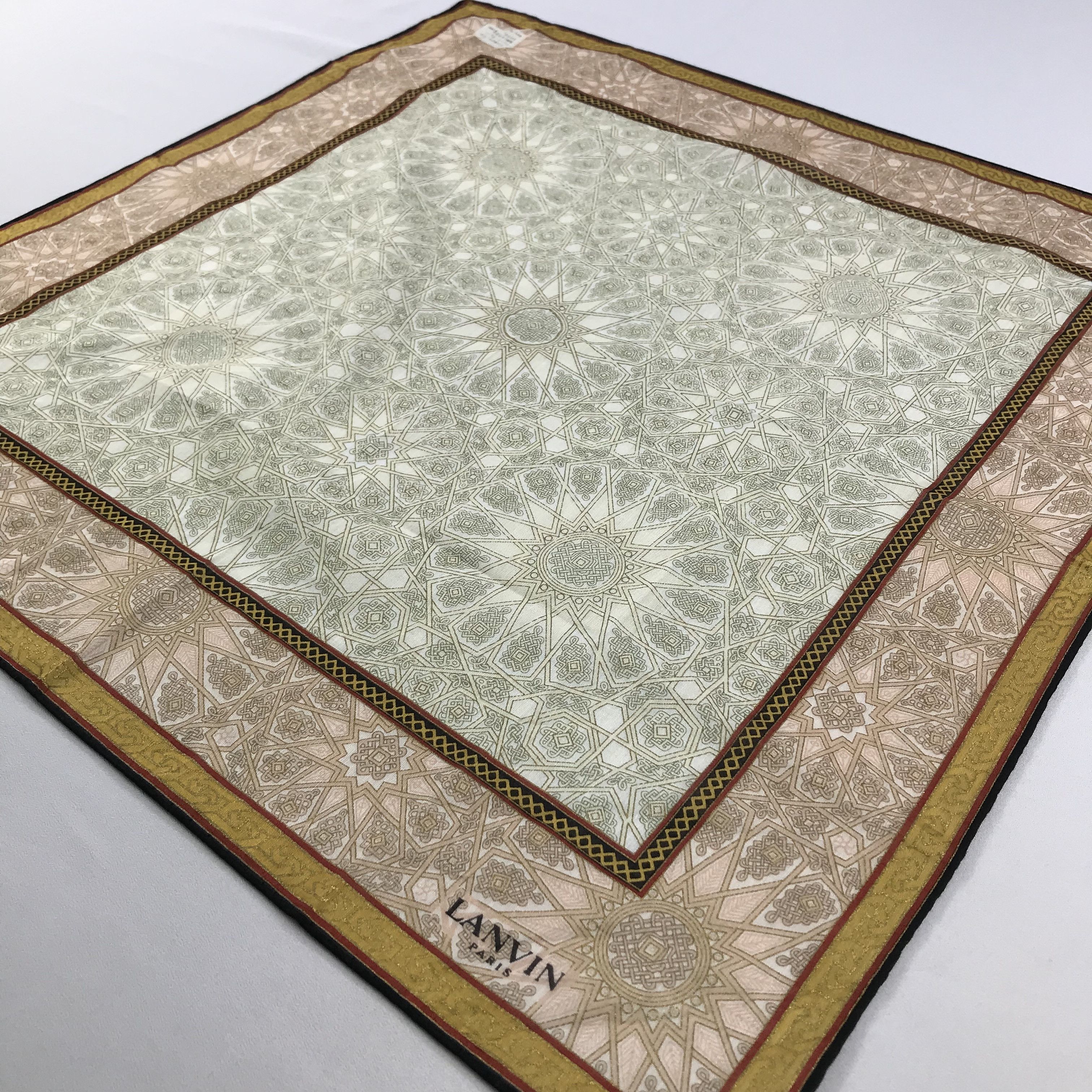 Lanvin × Vintage Lanvin Bandana / Handkerchief / Neckerchief - S2680 Size ONE SIZE - 2 Thumbnail