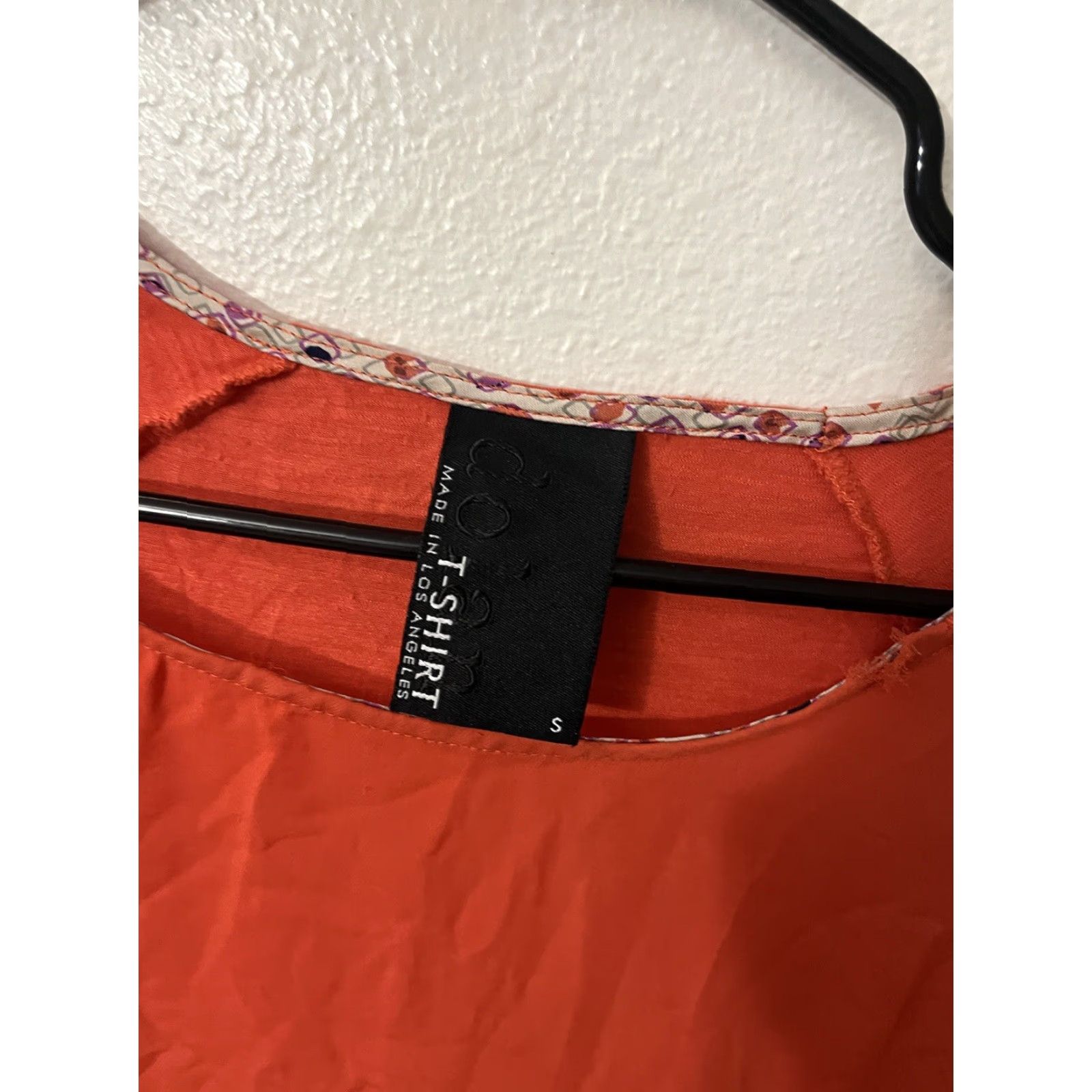 Vintage DOLAN Los Angeles Orange Sheer Long Sleeve T-Shirt Women Small Fall Angel Size S / US 4 / IT 40 - 2 Thumbnail
