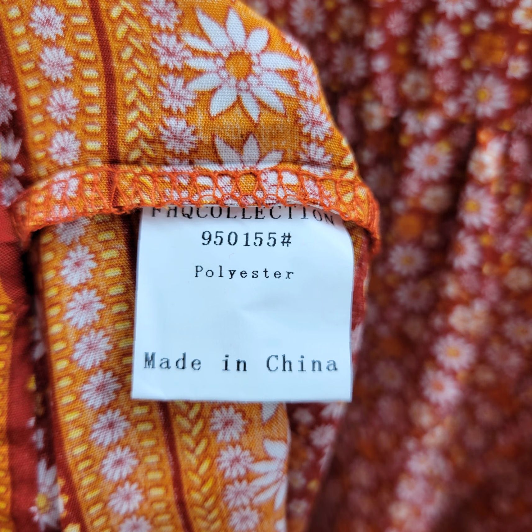 Vintage FHQ Collection Very Soft Mini Dress Tunic Floral Red Peasant Boho Sz S NWT Dress Long Sleeve Women XS? No—size S Size S / US 4 / IT 40 - 7 Thumbnail