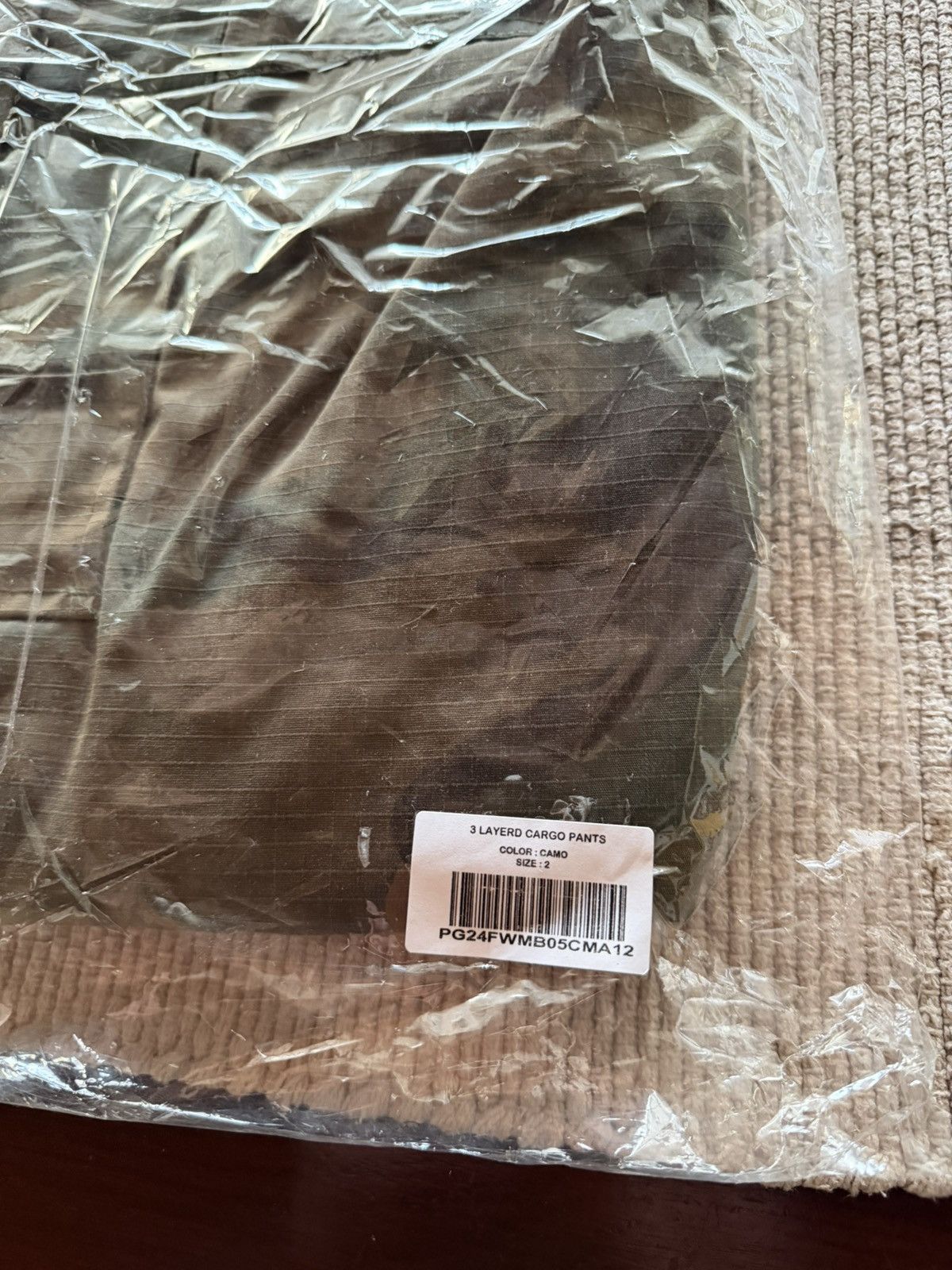 PROJECT G/R PROJECT G/R 3 LAYERD CARGO CAMO PANTS Size US 33 - 3 Thumbnail