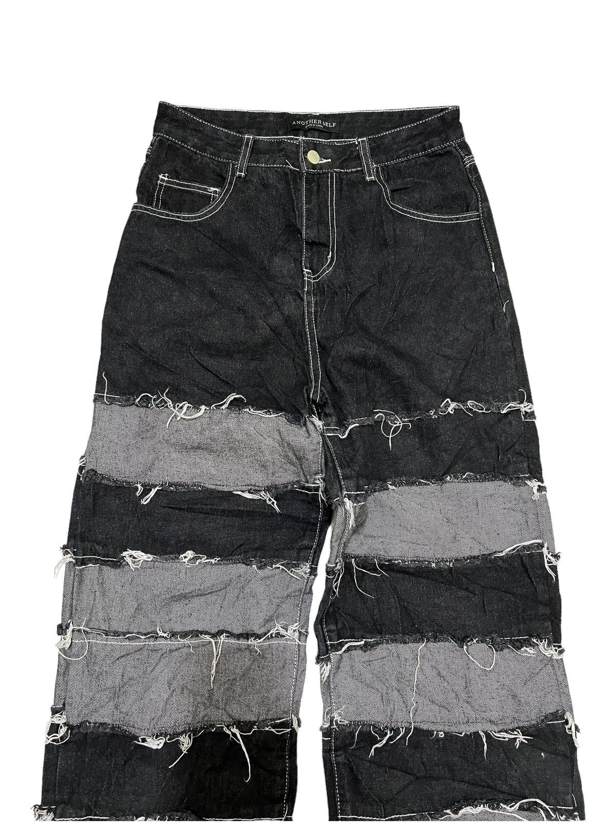 Hysteric Glamour × If Six Was Nine Another - Distressed denim baggy pants Size US 29 - 4 Thumbnail